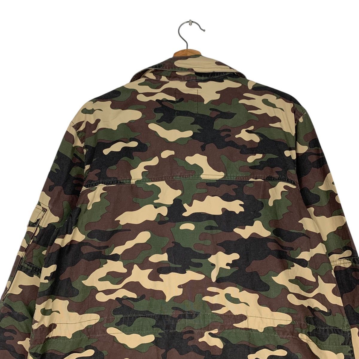 Japanese Brand AZUL MOUSSY Camo Jacket Military Army Fashion #1216-C55 Size US L / EU 52-54 / 3 - 8 Thumbnail