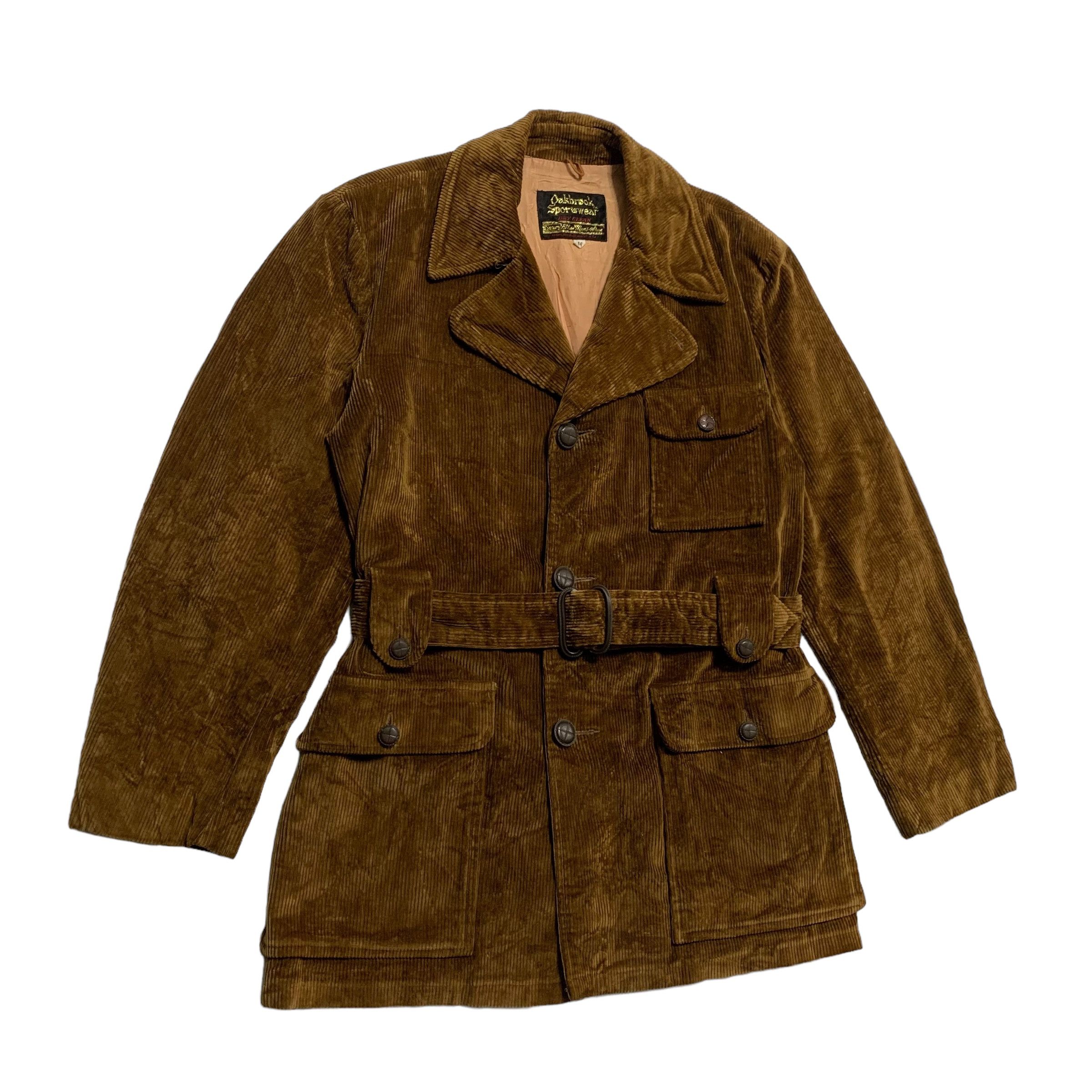 Sears Vintage 60s Sears Oakbrook Sportwear Corduroy Coat Size US M / EU 48-50 / 2 - 2 Thumbnail
