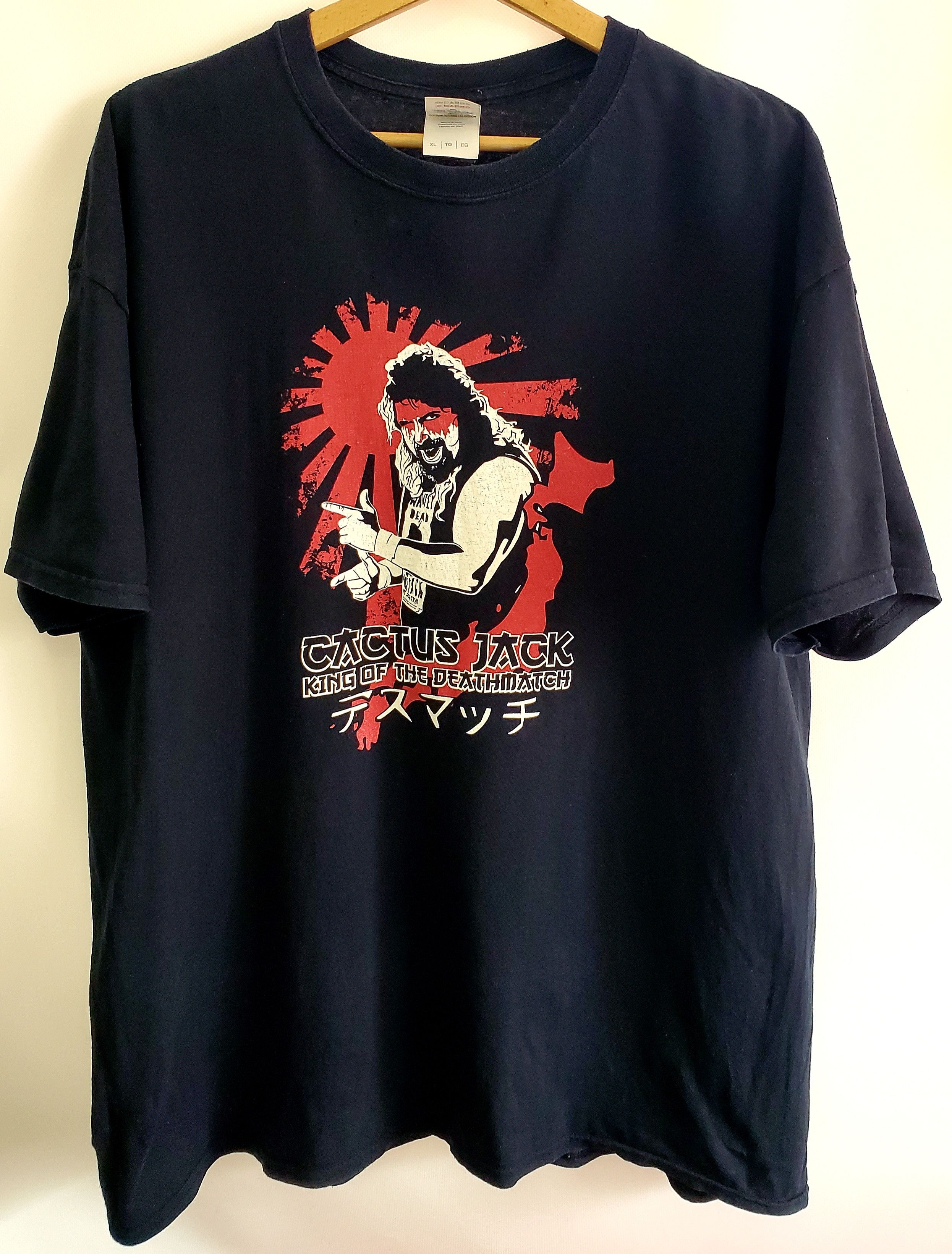 Vintage Cactus Jack King Of The Deathmatch Tshirt size Xl