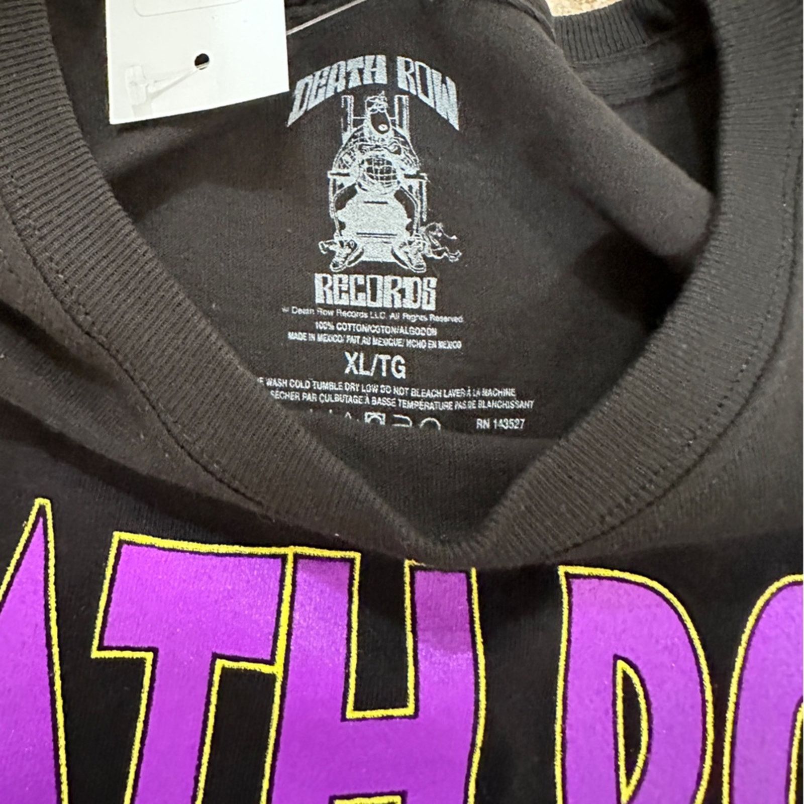 Death Row Records NWT Death Row Records Core Chair Logo Tee Size US XL / EU 56 / 4 - 3 Thumbnail