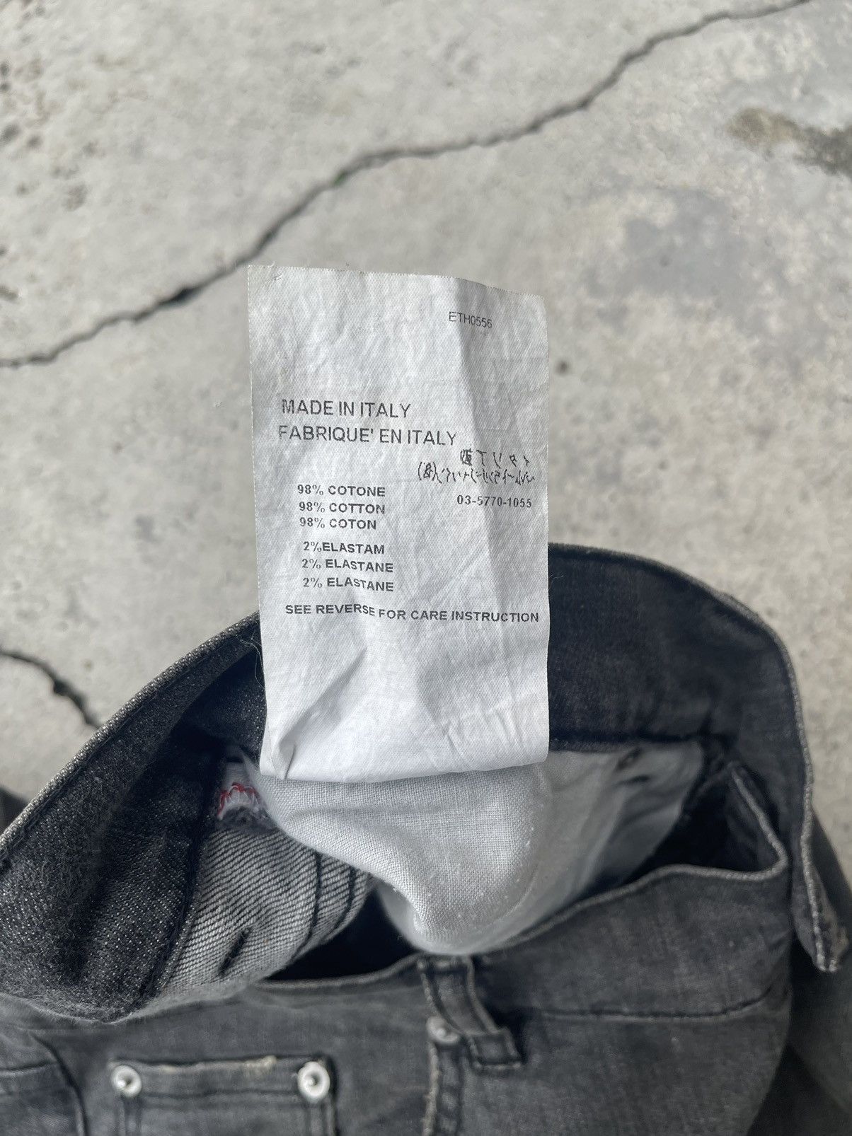 Helmut Lang Helmut Lang Denim Jeans Black Faded W32 L39 Made In Italy Size US 32 / EU 48 - 9 Thumbnail