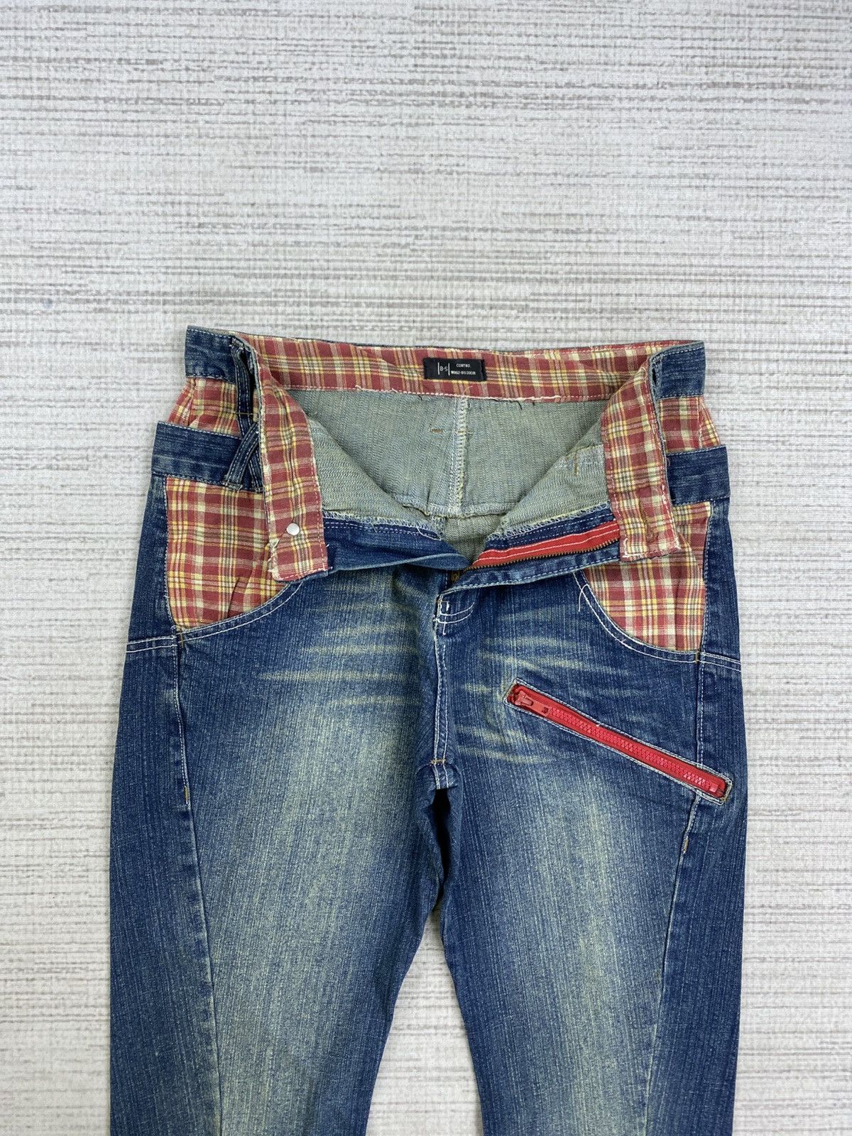 Hysteric Glamour Vintage B-S Hysteric Style Double Waist Denim Jeans Size US 30 / EU 46 - 8 Thumbnail