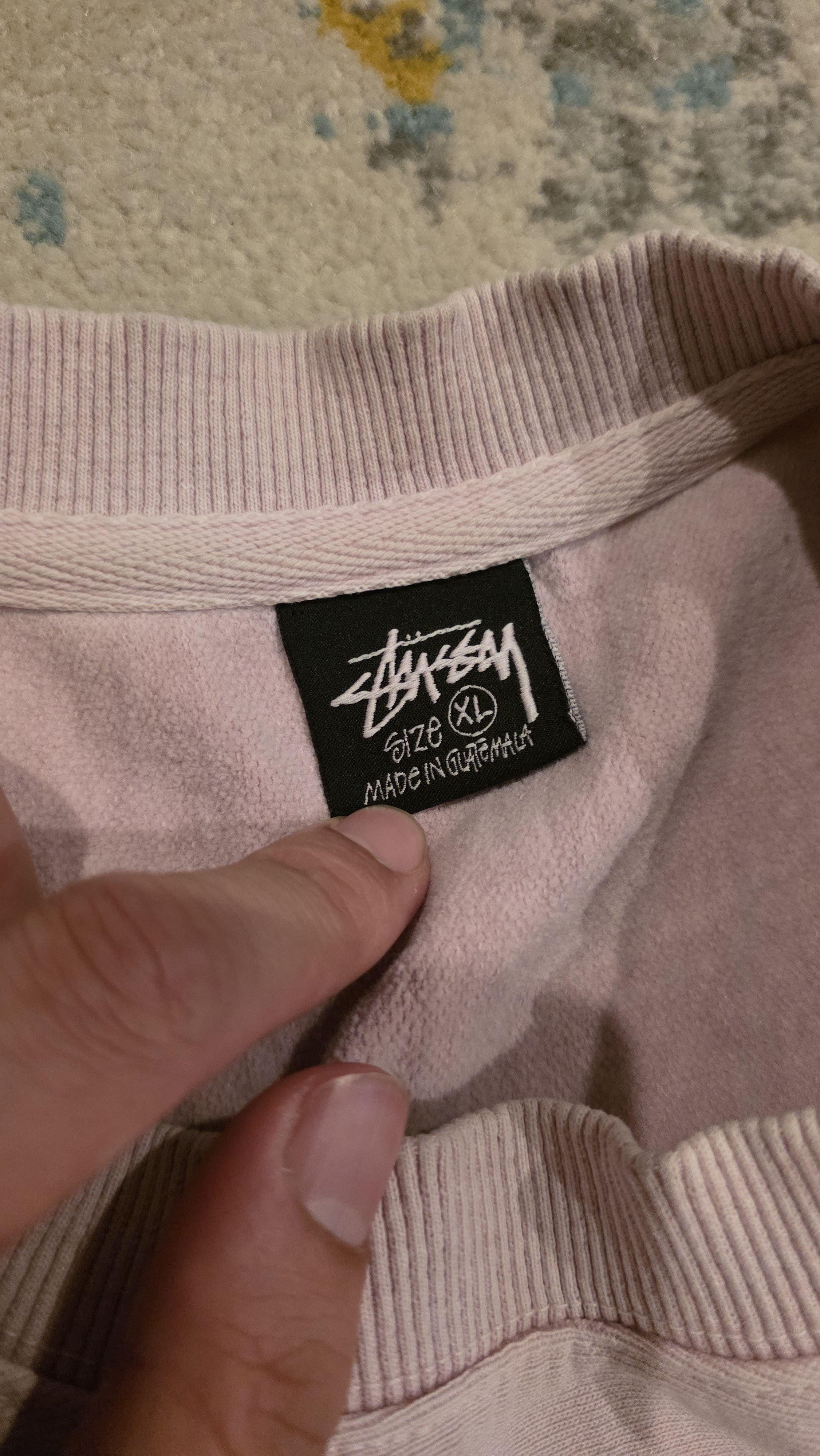 Stussy Stussy washed pink crown sweatshirts Size US XL / EU 56 / 4 - 2 Thumbnail
