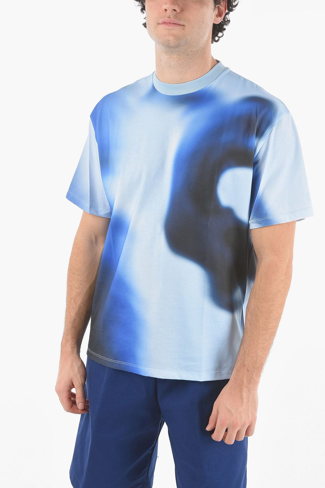 og1mm0823 Crewneck T-Shirt in Blue