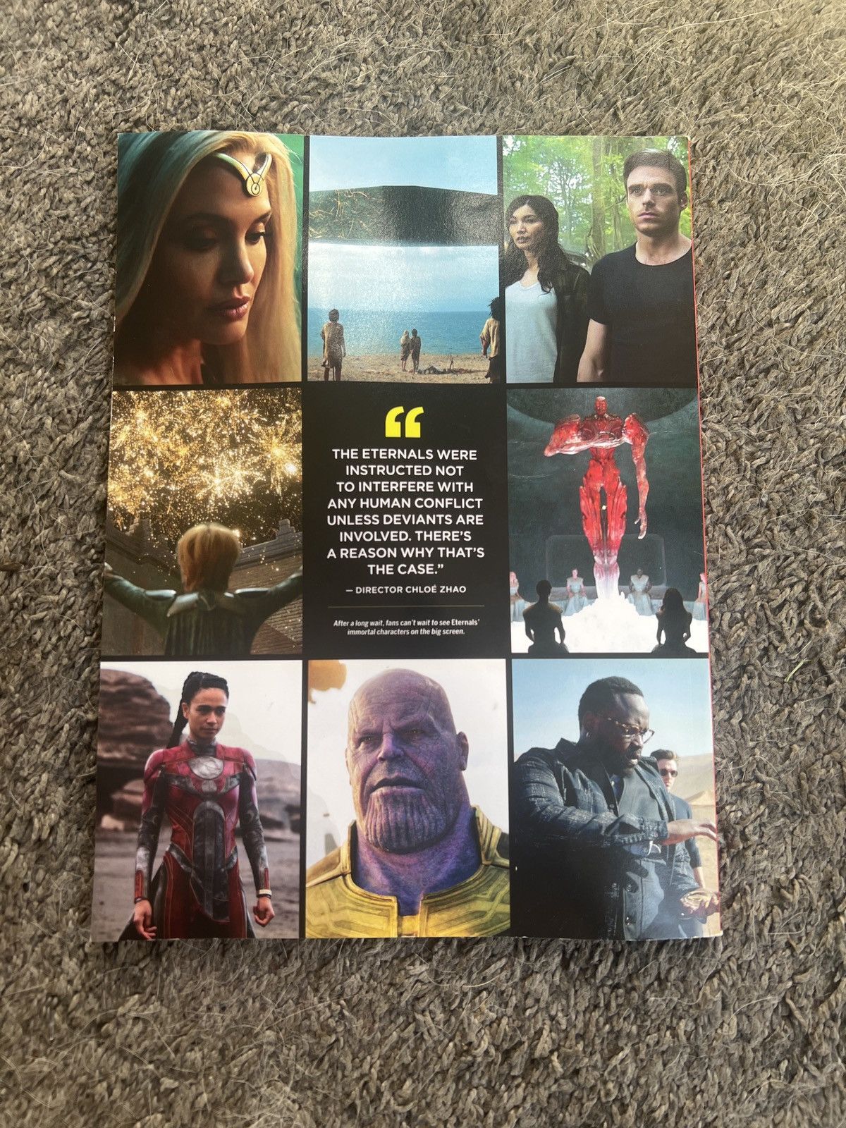 Marvel Comics Hollywood Spotlight The Ultimate Guide To Eternals Magazine Size ONE SIZE - 2 Thumbnail