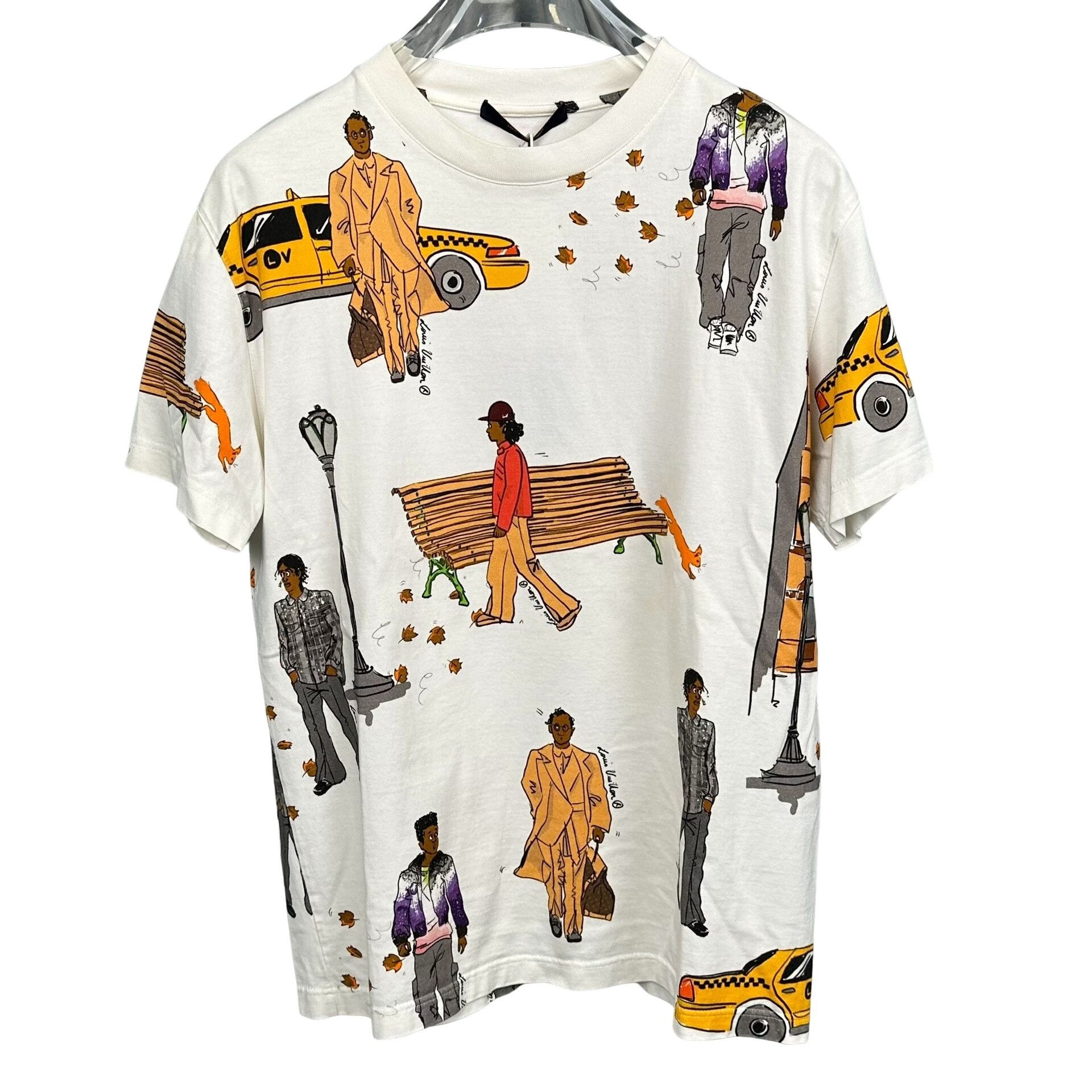 Louis Vuitton Louis Vuitton City Graphic Print T-Shirt M Size US M / EU 48-50 / 2 - 1 Thumbnail