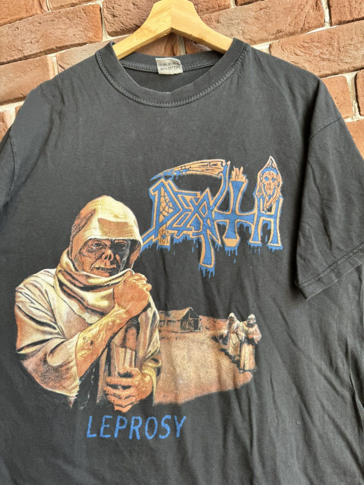 Band Tees Rare Vintage 90s Death - Leprosy Death Metal Band Tshirt L Size US L / EU 52-54 / 3 - 3 Thumbnail