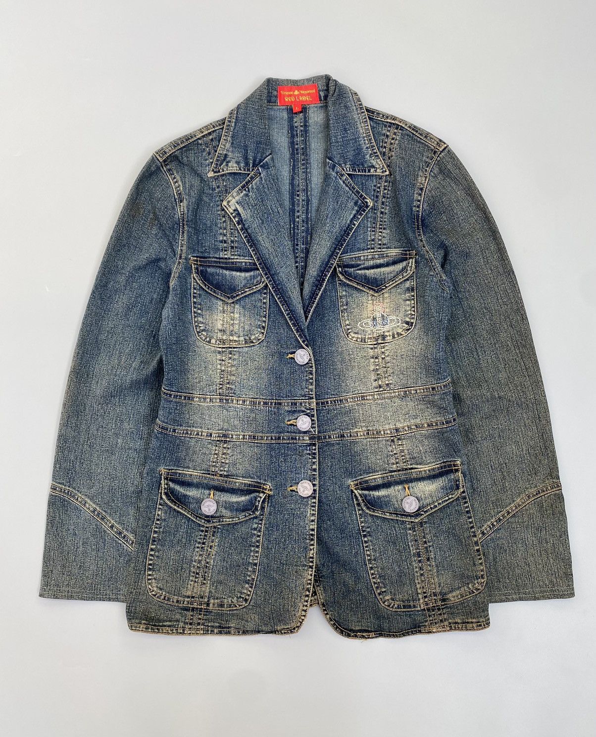 Archive! S/S 1999- V. Westwood- Denim Blazer Jacket