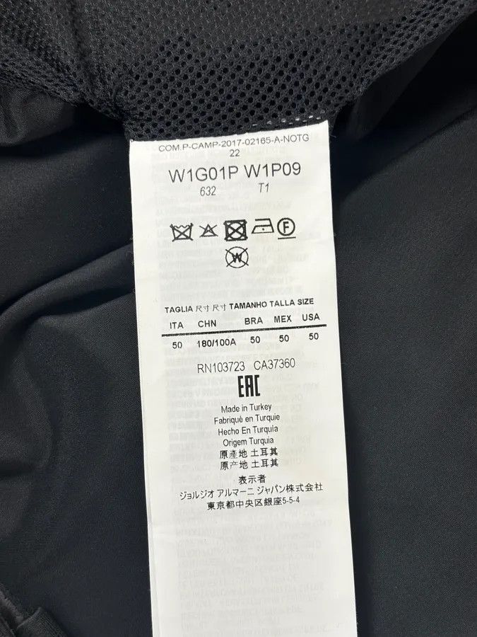 Emporio Armani AW2017 Emporio Armani Grey Leather Perforated Bomber Jacket Size US M / EU 48-50 / 2 - 11 Thumbnail