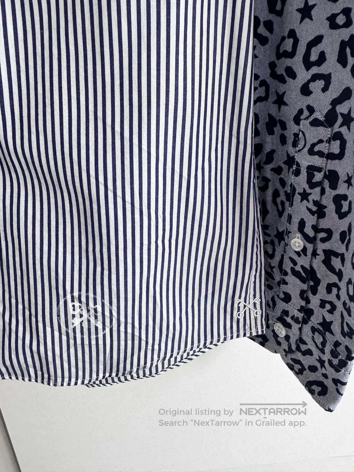 uniform experiment uniform experiment Striped Leopard Shirt. Size US M / EU 48-50 / 2 - 4 Thumbnail