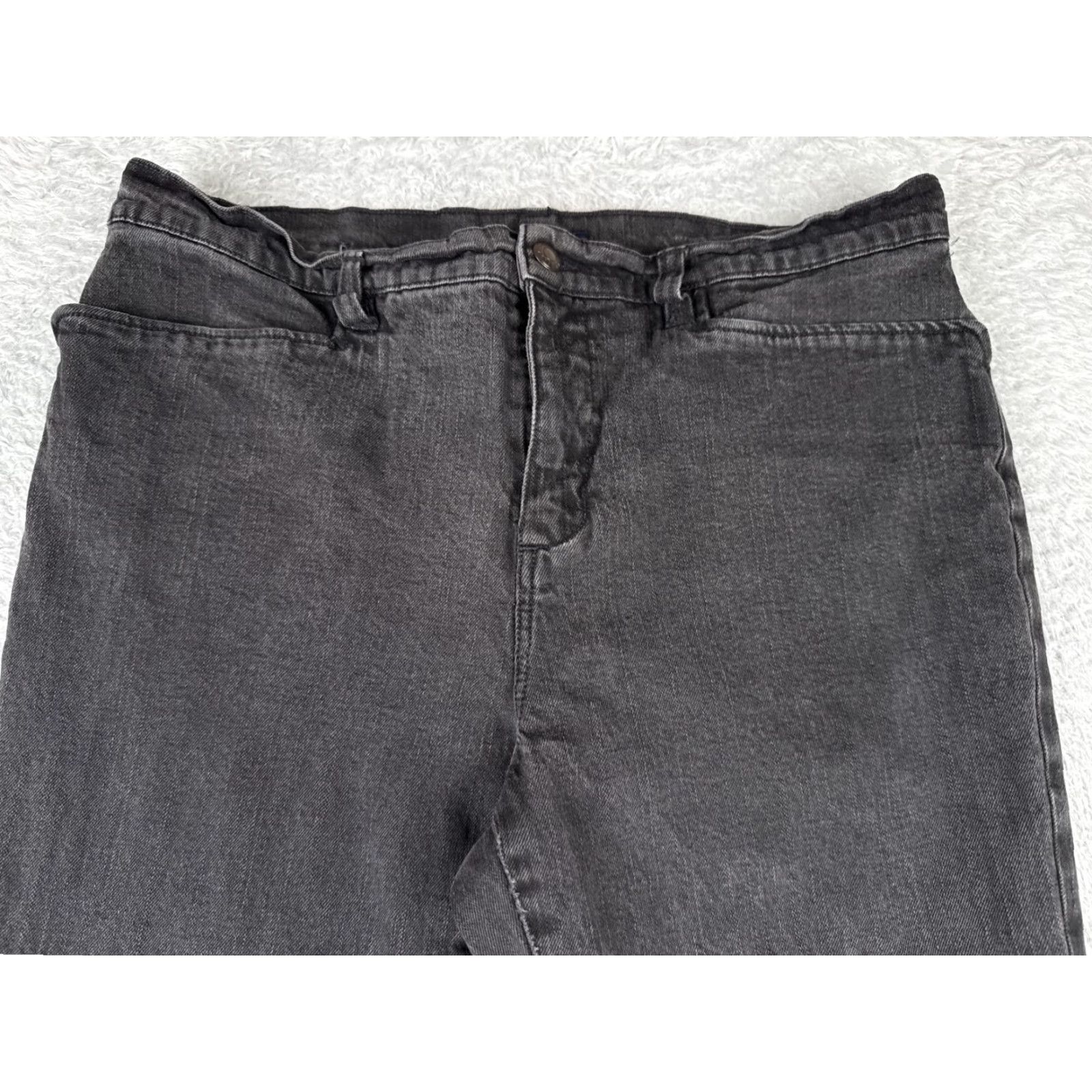 Chaps Vintage Chaps Womens Jeans Bootcut Mid Rise Cotton Blend 12 Black Southwestern Designer 30x30 Size 34" / US 12 / IT 48 - 4 Thumbnail