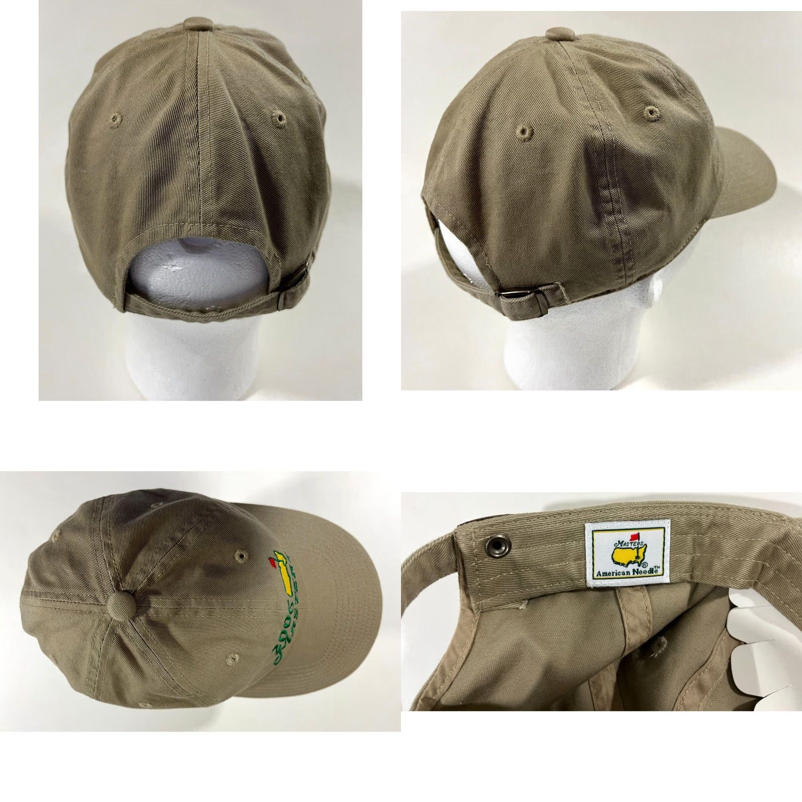 American Needle VINTAGE American Needle Hat Augusta National Masters 2006 Unisex Adult Strapback Cotton Adjustable Tan Golf Hat Boys Mens Womens Size ONE SIZE - 8 Thumbnail