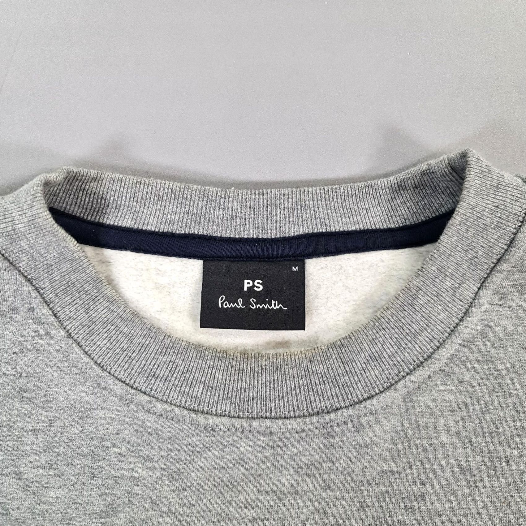 Paul Smith Paul Smith Mens Sweatshirt Grey M Logo Fleece Cotton Crew Pullover Shirt (Adult Men) Size US M / EU 48-50 / 2 - 3 Thumbnail