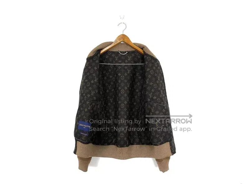 Louis Vuitton Louis Vuitton Brown print lined cashmere jacket Size US M / EU 48-50 / 2 - 2 Thumbnail