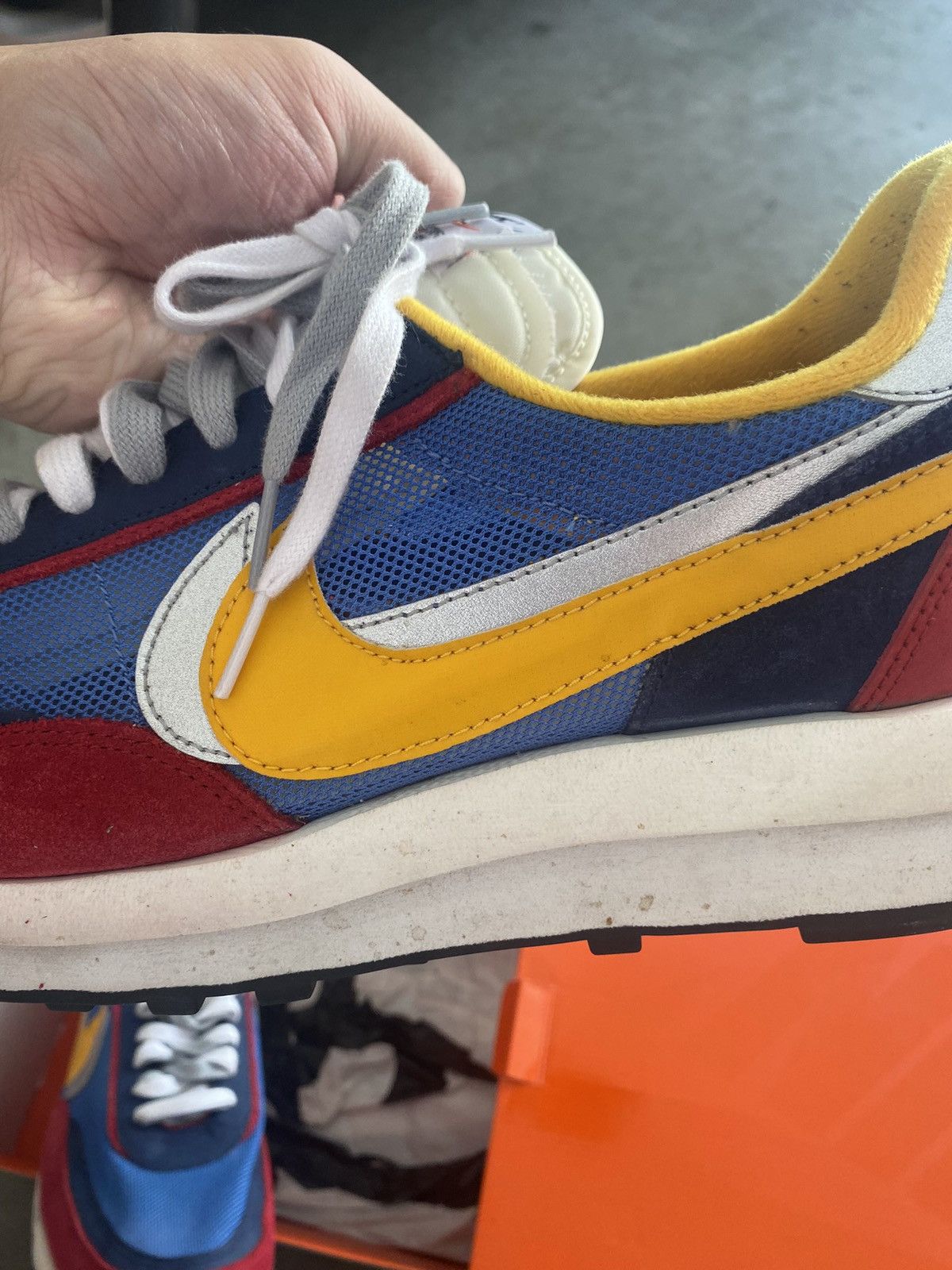 Nike × Sacai Nike Sacai LD Waffle Varsity Blue Size US 13 / EU 46 - 9 Thumbnail