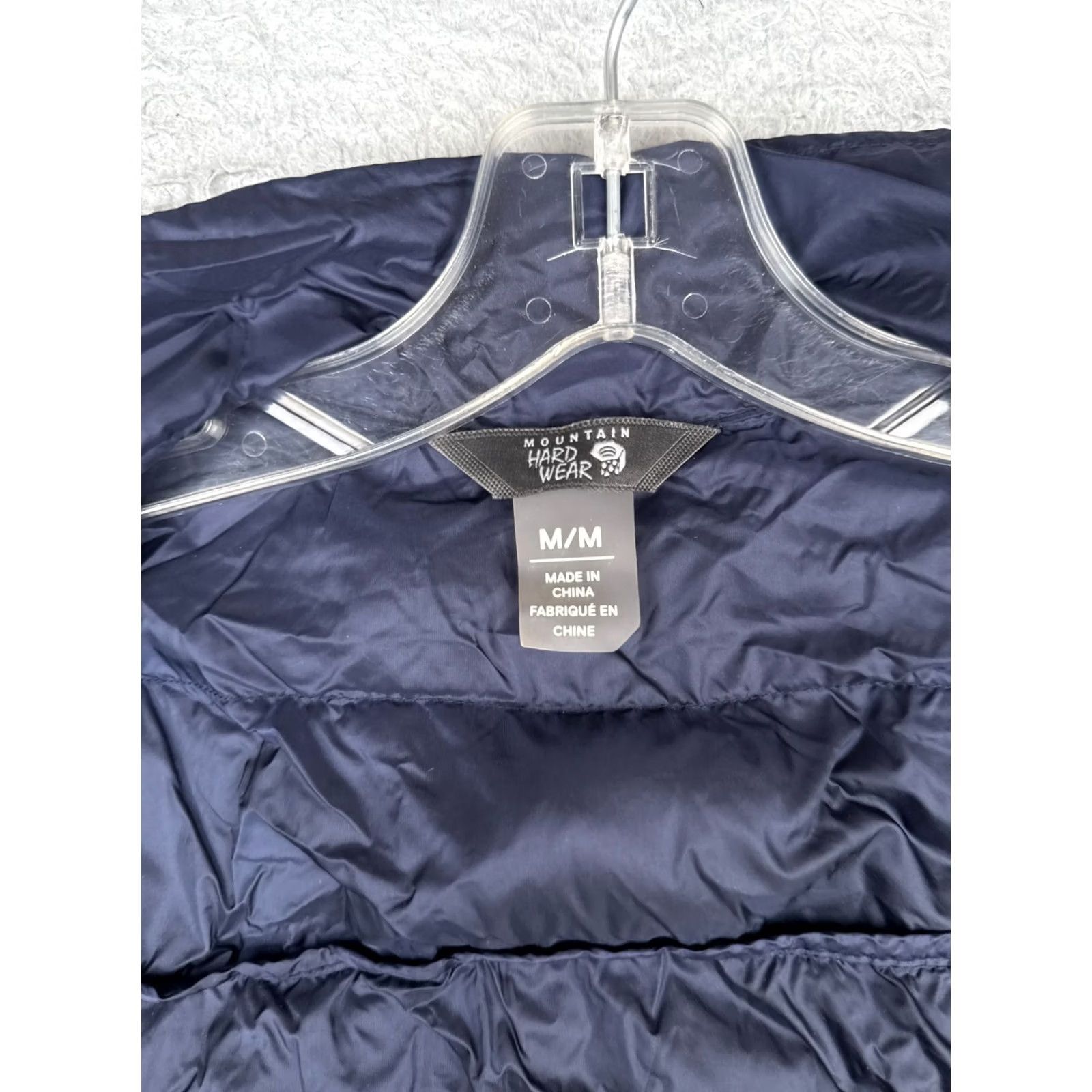 Mountain Hardwear VINTAGE Mountain Hardwear Vest Womens Medium Blue Puffer Ratio Down 650 Mock Neck Hike Size M / US 6-8 / IT 42-44 - 3 Thumbnail