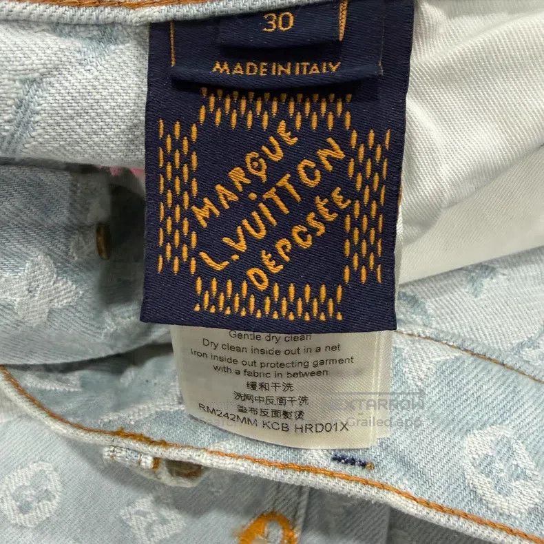 Louis Vuitton Louis Vuitton Tyler Co-branded Colorful Embroidered Patchw Size US 30 / EU 46 - 3 Thumbnail