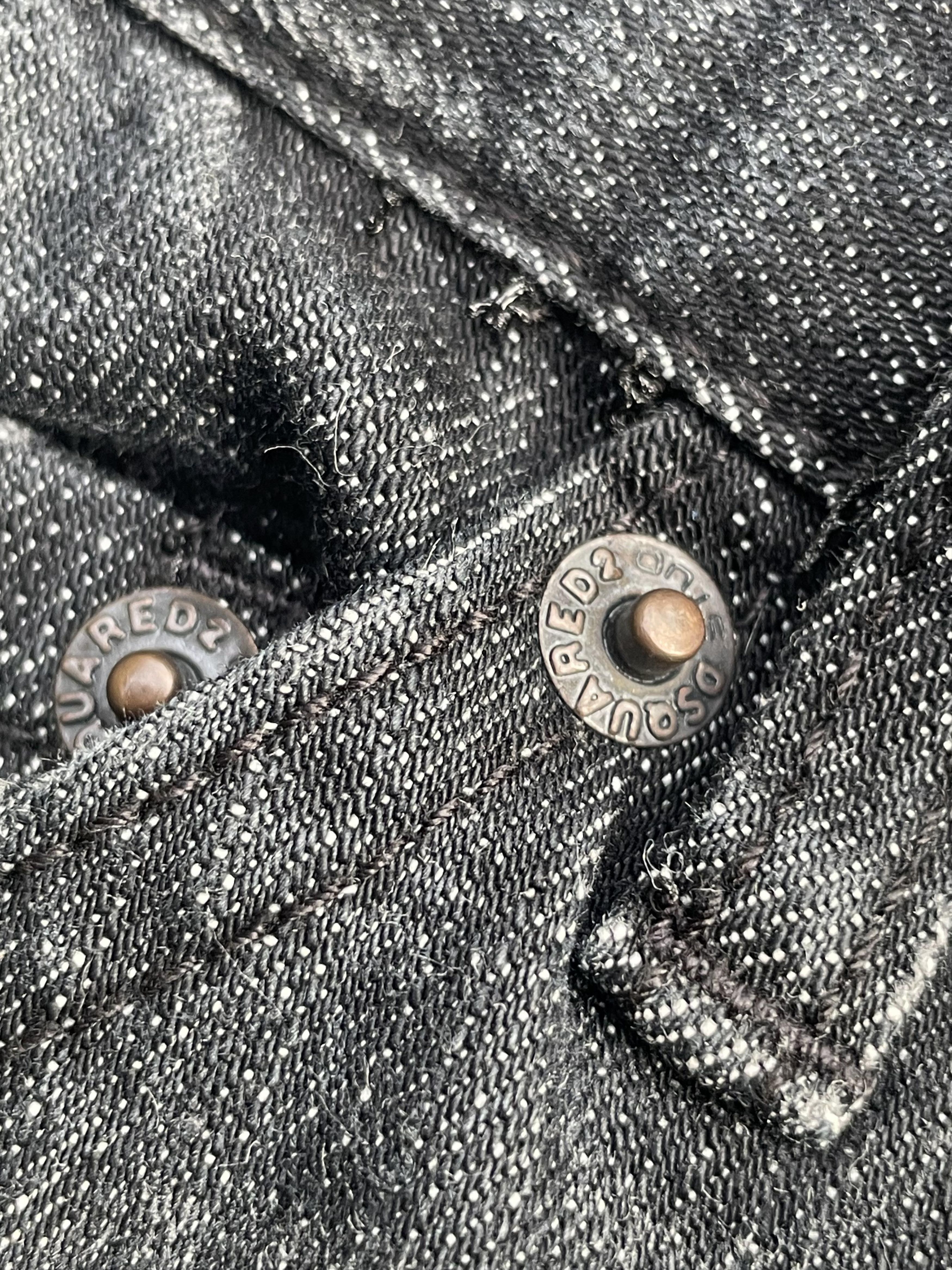 Designer Distresed Custom Dsquared2 Denim Size US 35 - 13 Thumbnail