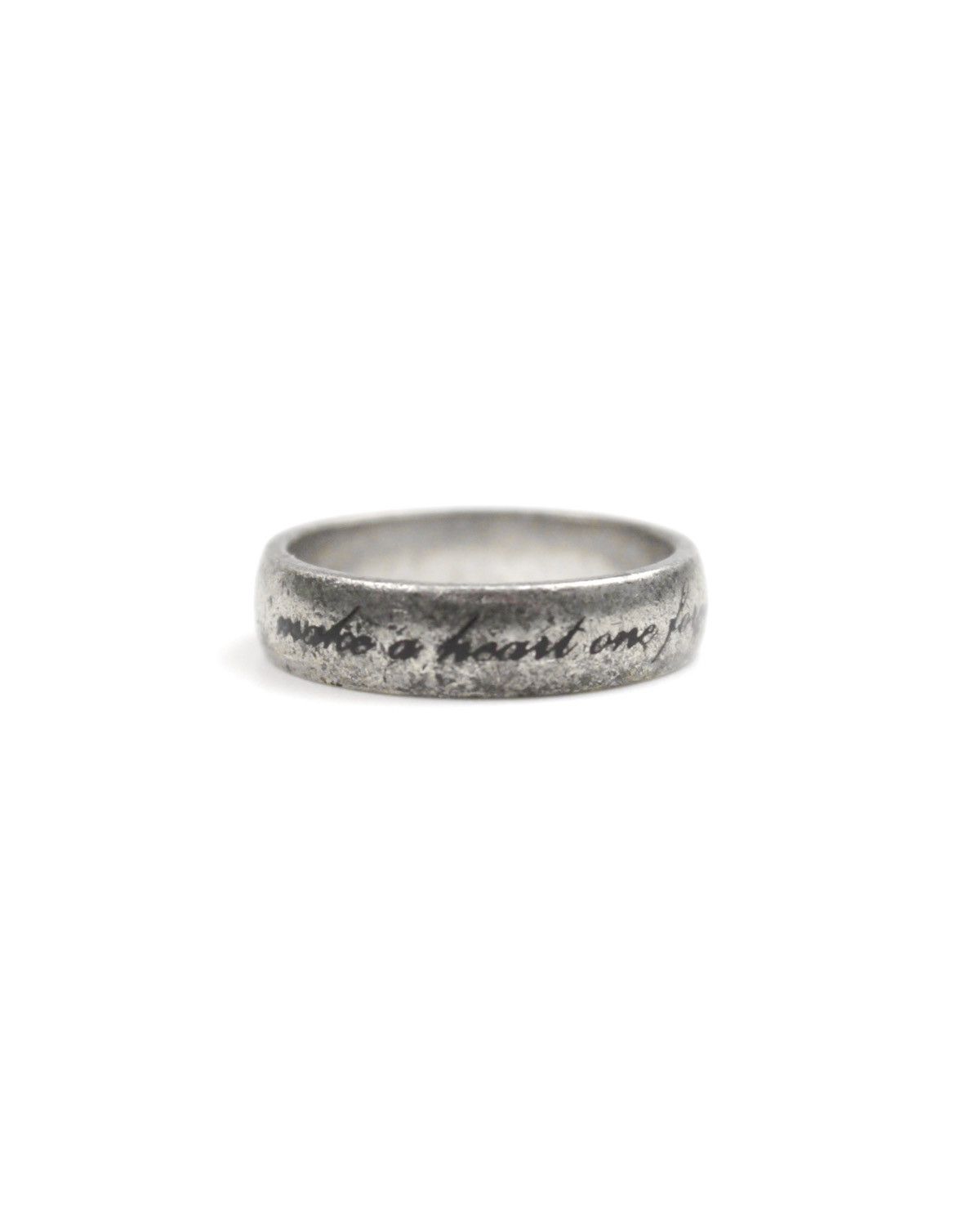 Hysteric Glamour 2000S GRANDBLUE BRITANNIA “MAKE A HEART ONE FOREVER” RING Size ONE SIZE - 2 Thumbnail