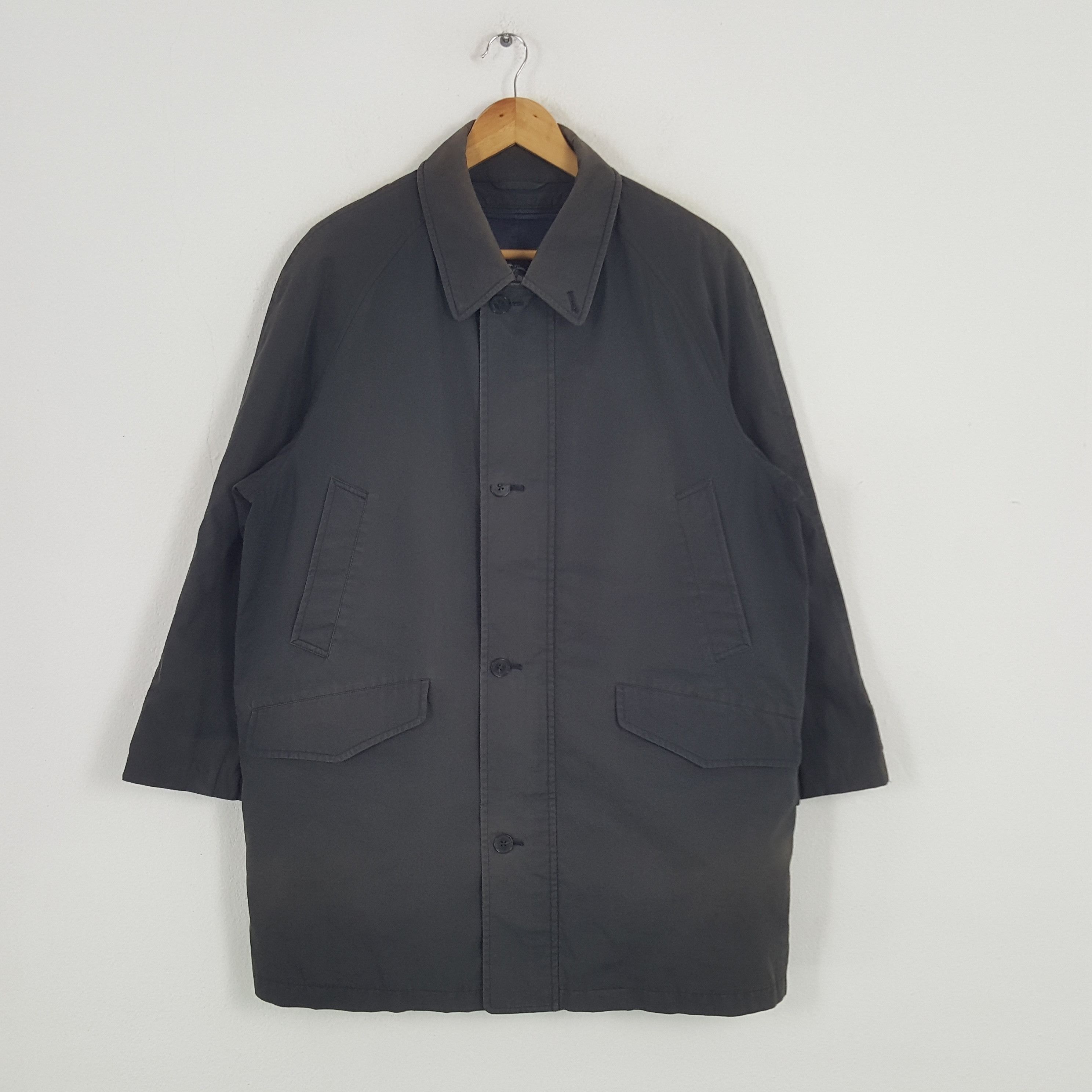 Burberry × Vintage Vintage Burberry London Designer Brand Coat Jackets Size US L / EU 52-54 / 3 - 3 Thumbnail
