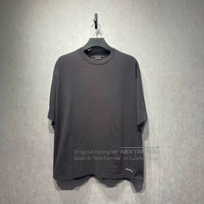 Balenciaga Balenciaga Logo letter printed short-sleeved T-shirt Size US L / EU 52-54 / 3 - 1 Thumbnail
