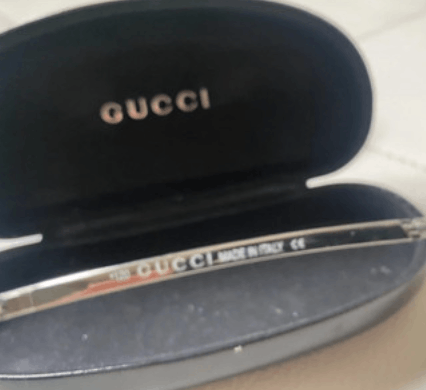 Gucci GUCCI Sunglasses Shield Rimless 90s Wrap Oval RI726 Size ONE SIZE - 4 Thumbnail