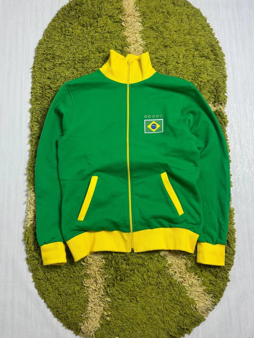 Vintage vintage y2k Brazil zip up sweatshirt streetwear hype Size US M / EU 48-50 / 2 - 1 Thumbnail