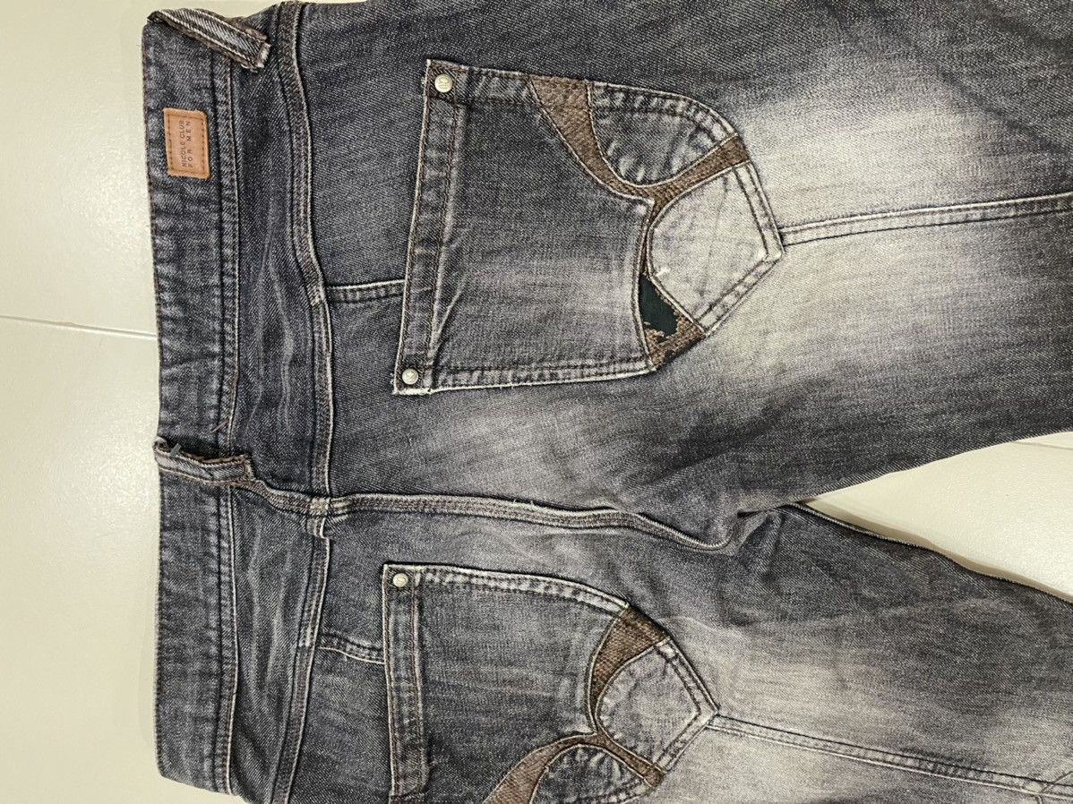 Nicole Club DOPE FLARE BLACK JEANS STREETWEAR NICOLE CLUB FOR MEN Size US 30 / EU 46 - 5 Thumbnail