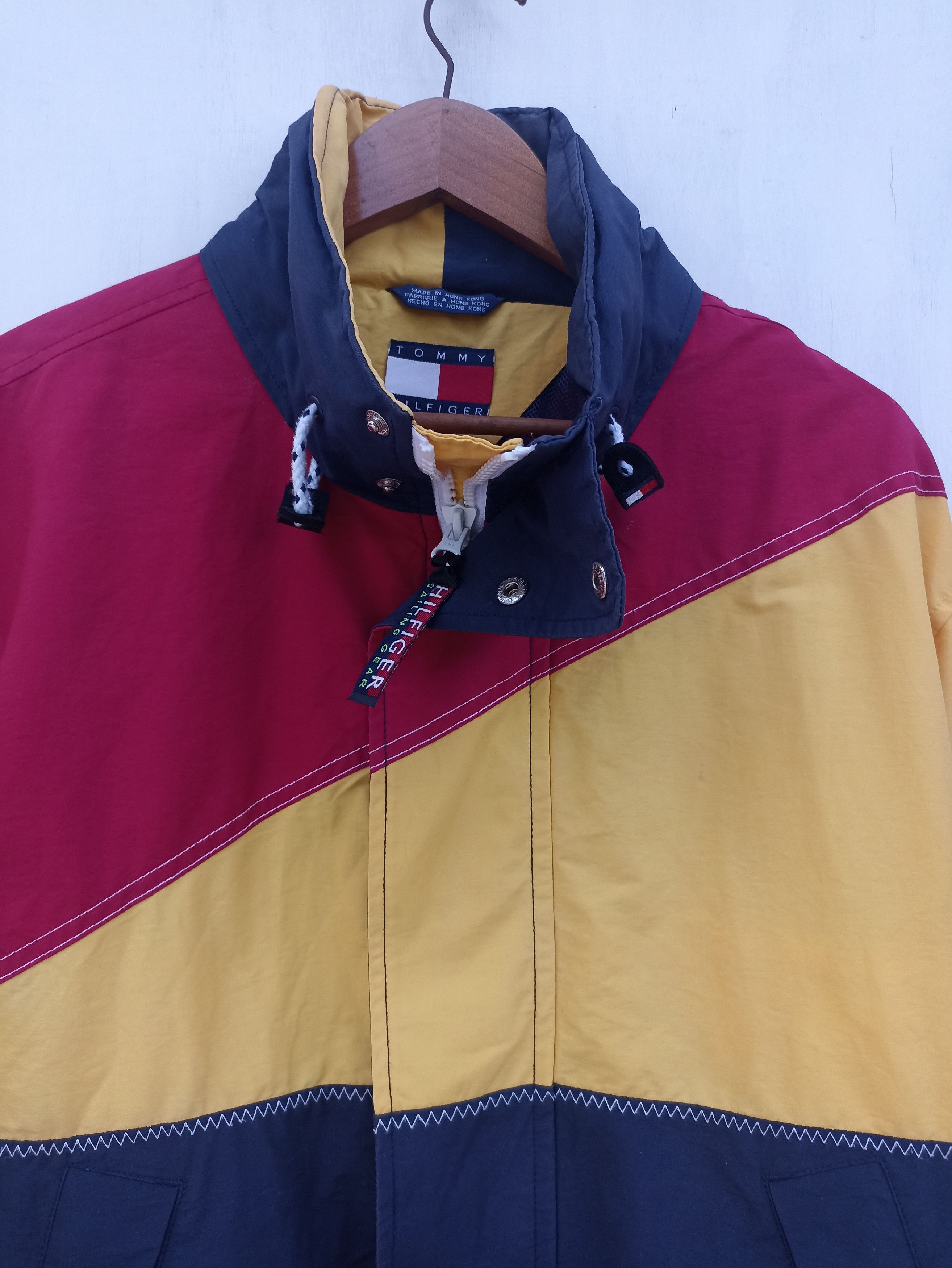 Tommy Hilfiger Vtg 90s Vtg Tommy Hilfiger jacket sailing gear multicolor Size US M / EU 48-50 / 2 - 3 Thumbnail