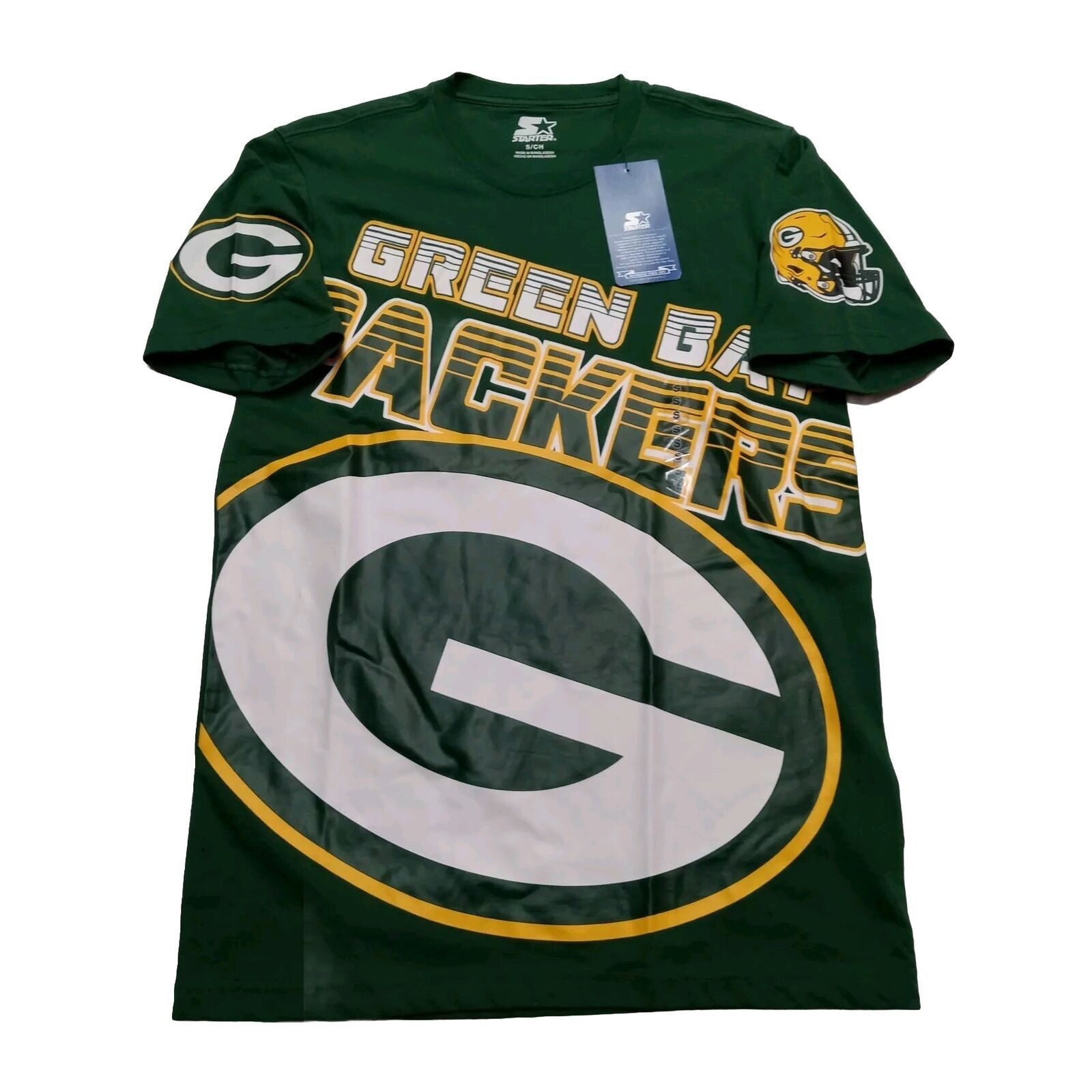 Starter STARTER Green Bay Packers Graphic T-Shirt Men's S Green Tee Size US S / EU 44-46 / 1 - 1 Thumbnail