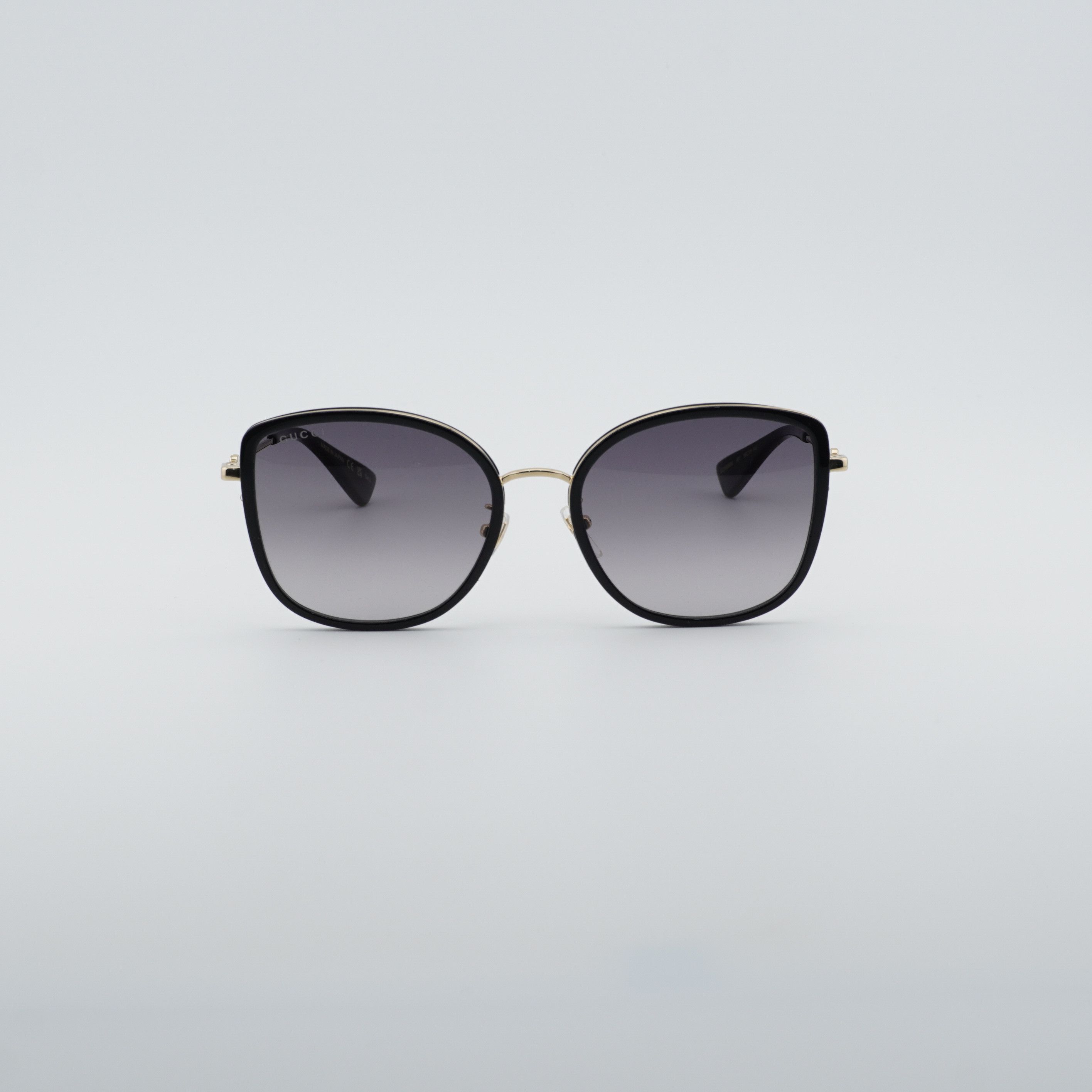 Gucci Gucci GG0606SK 001 Sunglasses Black/Gold Square Frame Size ONE SIZE - 11 Thumbnail
