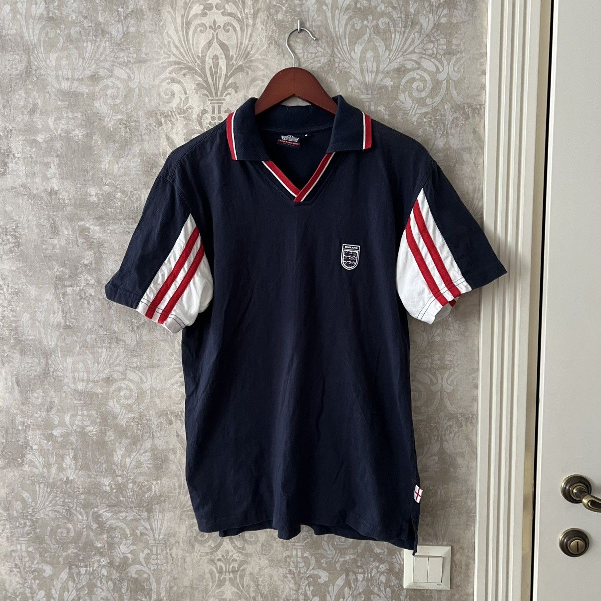 Vintage Vintage Admiral England Polo Shirt Football soccer Size US S / EU 44-46 / 1 - 1 Thumbnail