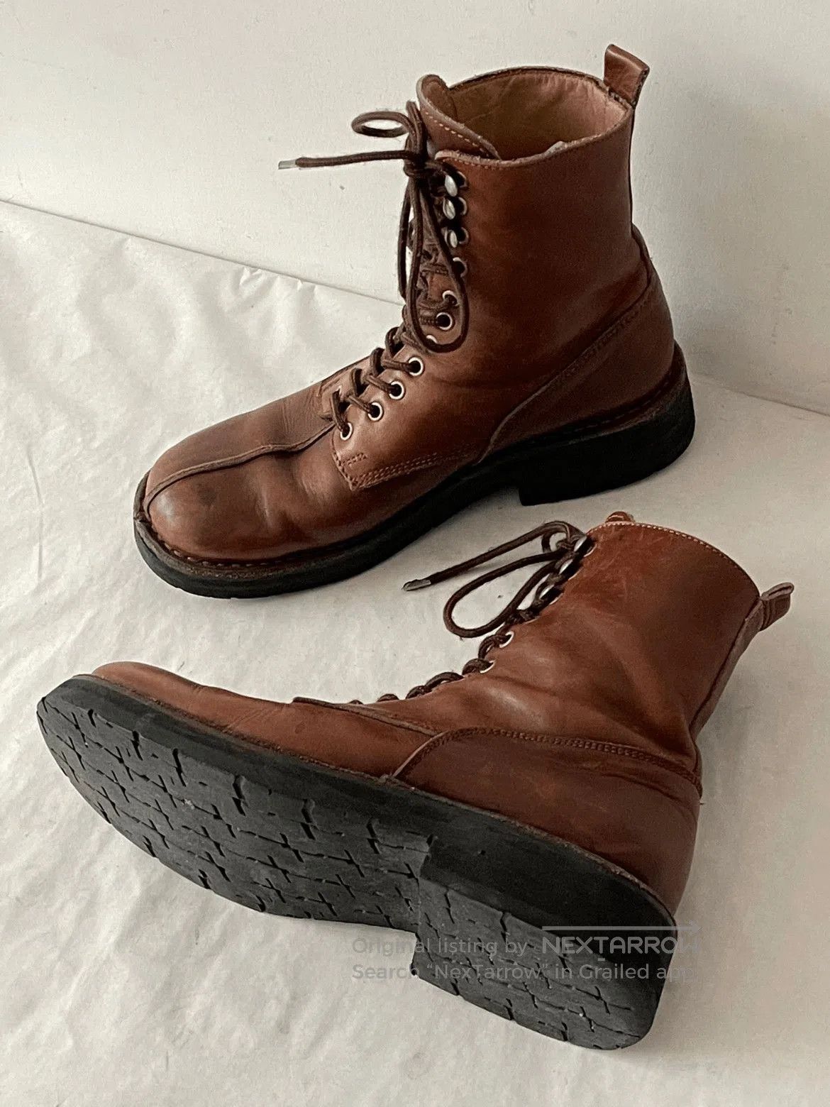 Yohji Yamamoto Sz 42 Yohji Yamamoto Joint Leather Combat Boots. Size US 9 / EU 42 - 5 Thumbnail