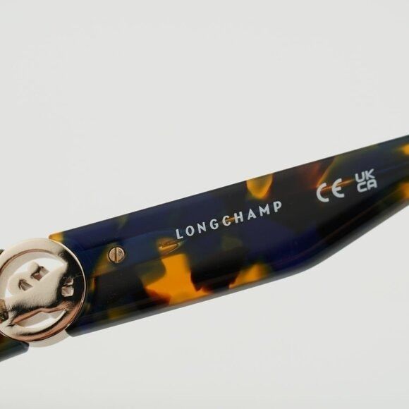 Longchamp Longchamp LO2712 430 Eyeglasses Blue Havana 53mm Square Size ONE SIZE - 5 Thumbnail