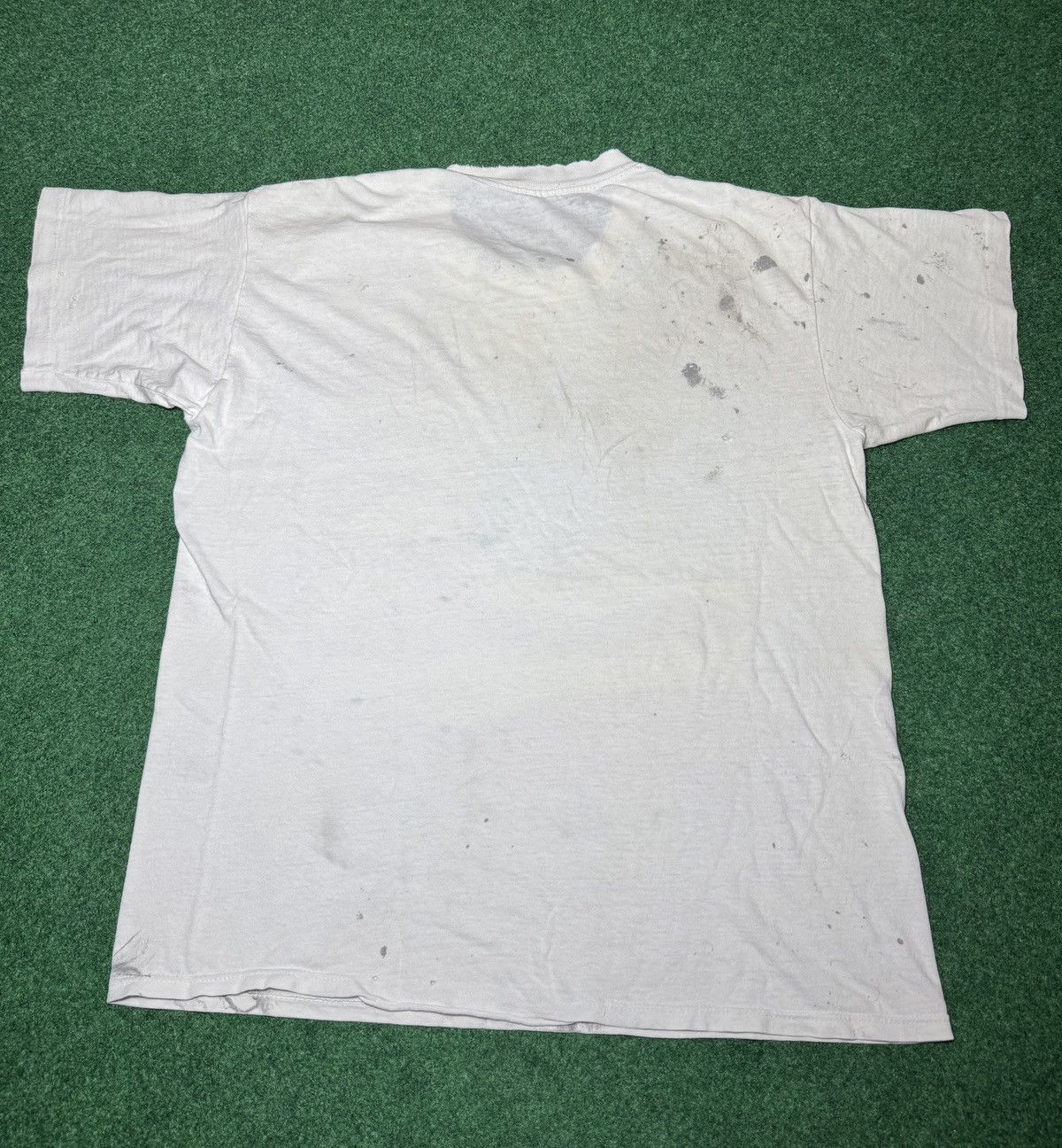 Vintage Vintage 90s USA United We Stand Distressed Patriotic T Shirt Size US L / EU 52-54 / 3 - 4 Thumbnail