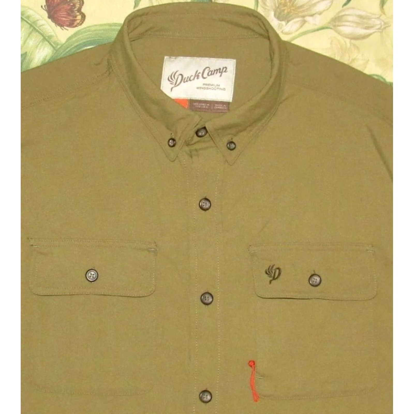 Vintage DUCK CAMP Green Long Sleeve Button Down Shooting Shirt Large Mens Shirt Size US L / EU 52-54 / 3 - 2 Thumbnail