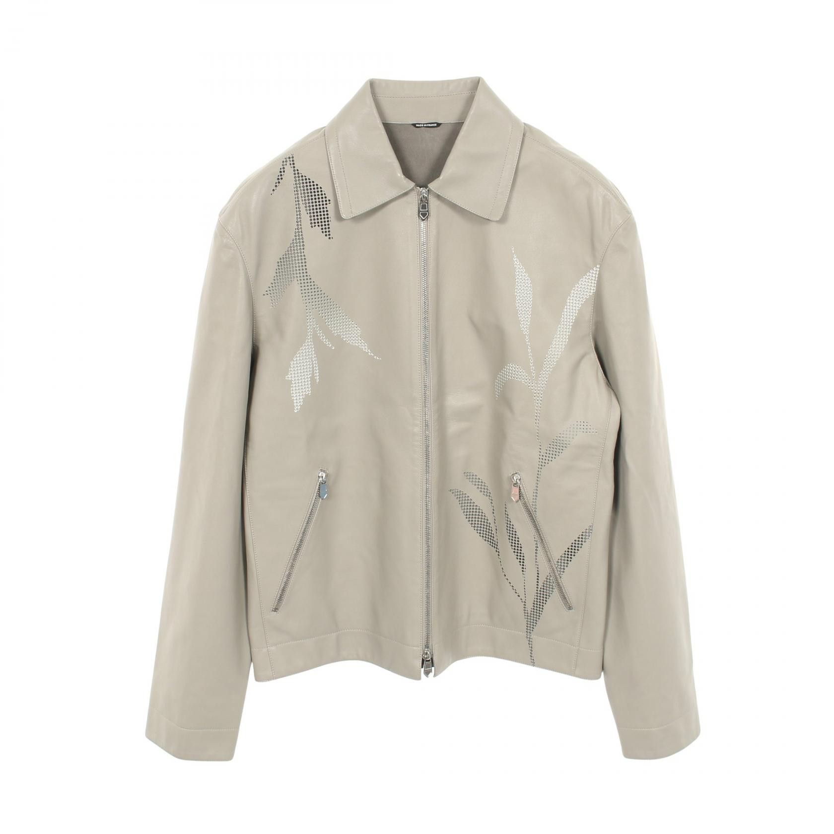 Hermes Hermes Hermes Serie Button Leather Jacket Leather Outerwear DUTY FREE for USA Size ONE SIZE - 1 Thumbnail