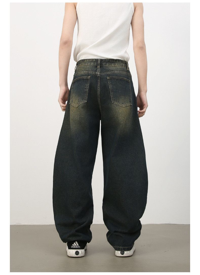 Japanese Brand × Jean American retro wide-leg loose versatile scimitar jeans Size US 32 / EU 48 - 5 Thumbnail