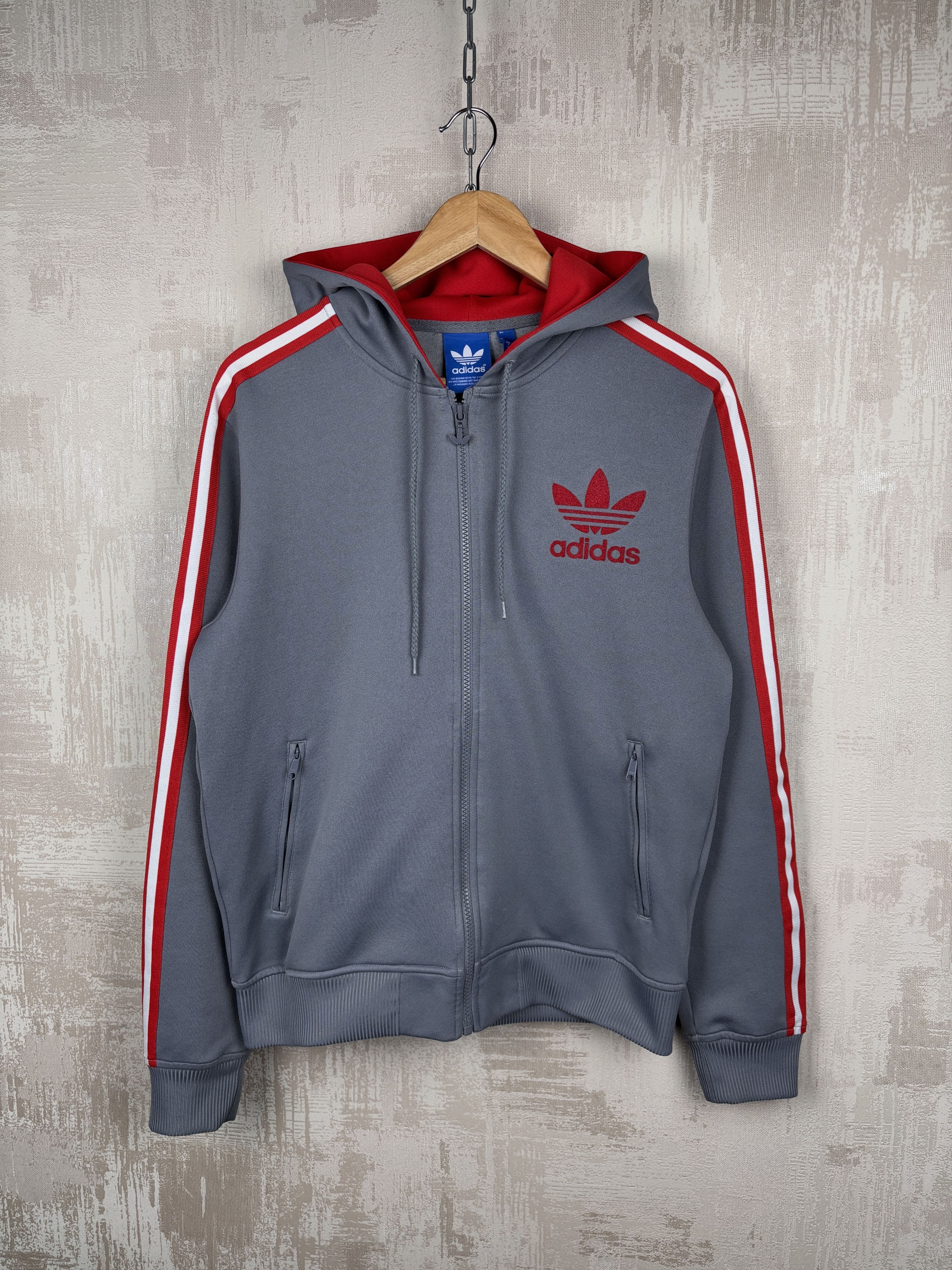 Adidas × Vintage Vintage Adidas Firebird Zip Hoodie Track Top Trefoil Size US S / EU 44-46 / 1 - 2 Thumbnail