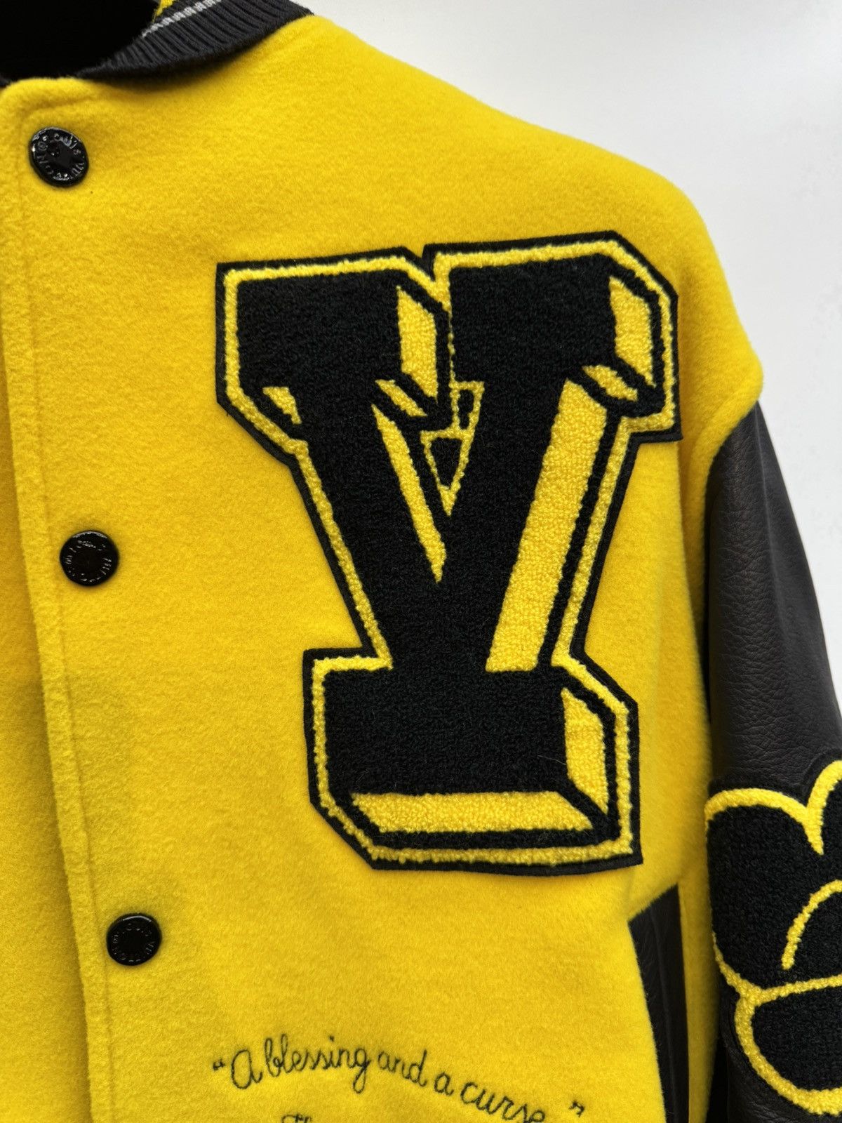 Louis Vuitton Louis Vuitton Varsity Jacket Yellow Size US M / EU 48-50 / 2 - 5 Thumbnail