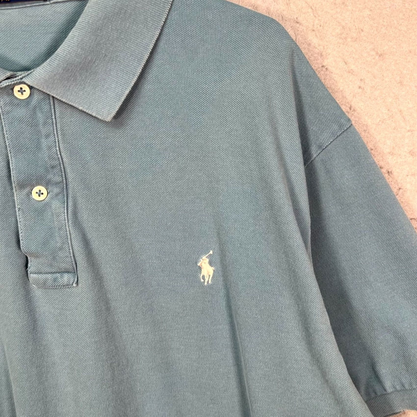 Polo Ralph Lauren Polo Ralph Lauren Polo Shirt Mens Size 2XB Big & Tall Blue Short Sleeve Knit Cotton Logo Collar Polo Shirt Size US XXL / EU 58 / 5 - 5 Thumbnail