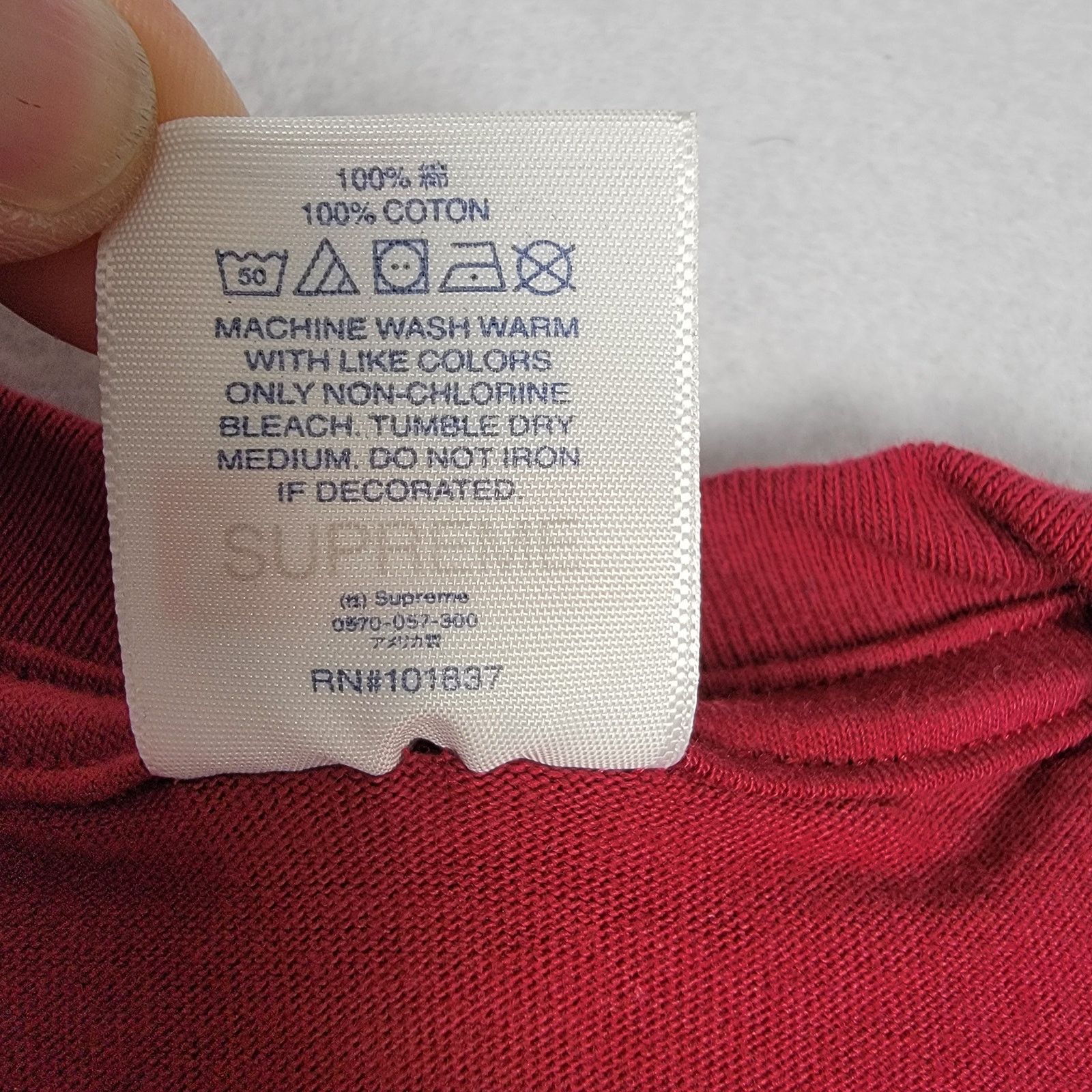 Supreme Supreme Red Mouse Tee Sz M (658-661) Size US M / EU 48-50 / 2 - 5 Thumbnail