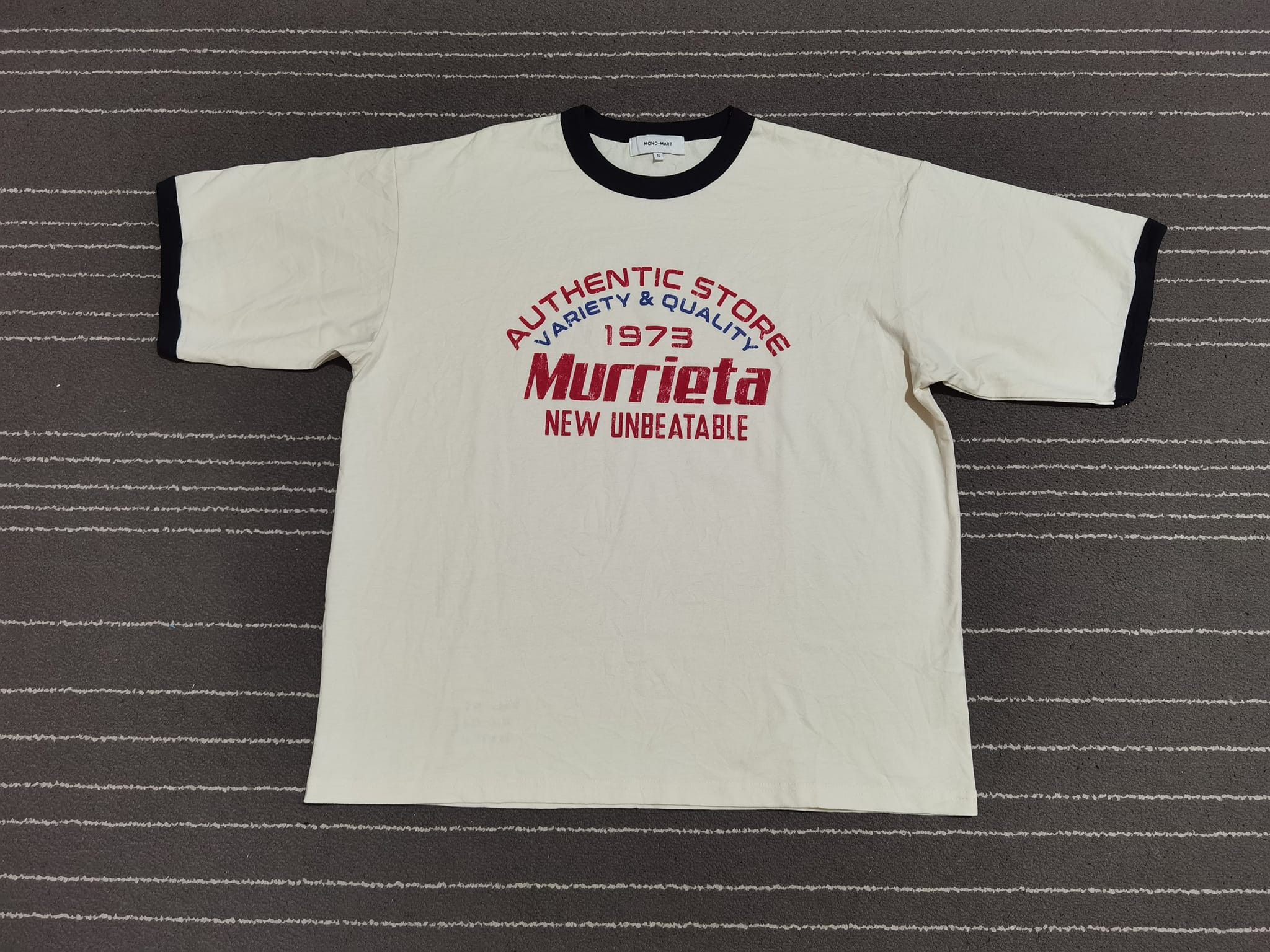 Japanese Brand MONO MART authentic store tee oversized S 2110 Size US S / EU 44-46 / 1 - 1 Thumbnail