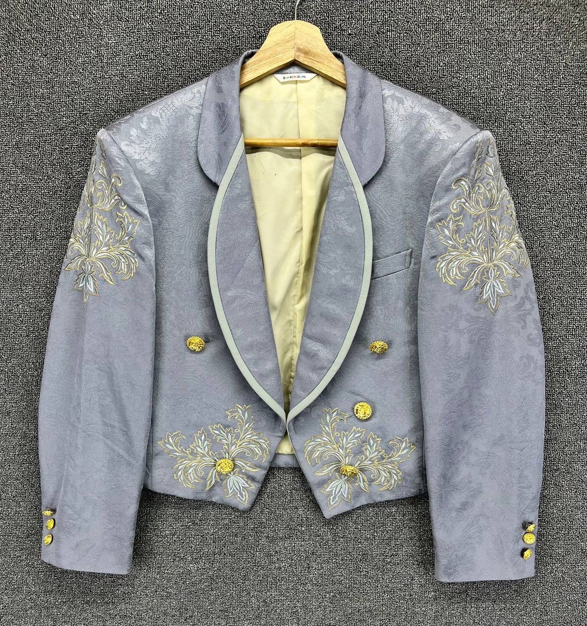 Japanese Brand Vintage Karabas Japanese Luxury Cardigan Jacket Size M / US 6-8 / IT 42-44 - 1 Thumbnail
