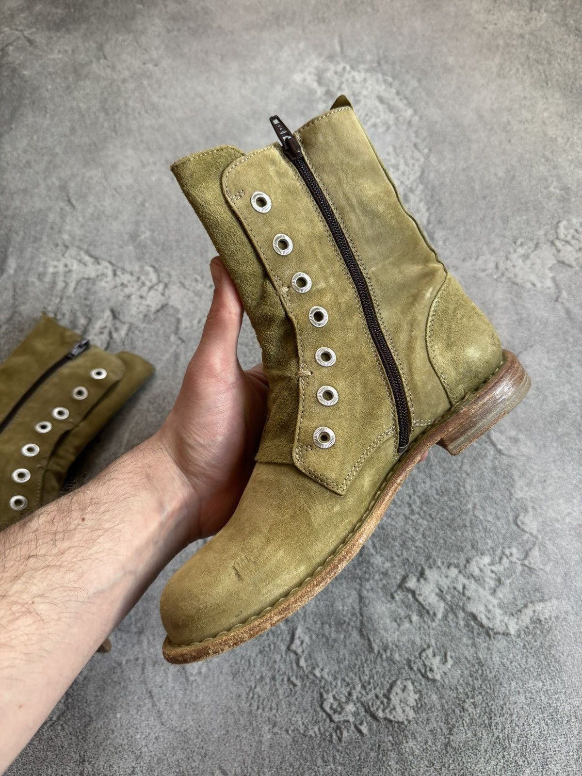 MoMA MOMA 35size suede avantgarde biker shoes ankle retro style Size US 5 / IT 35 - 13 Thumbnail