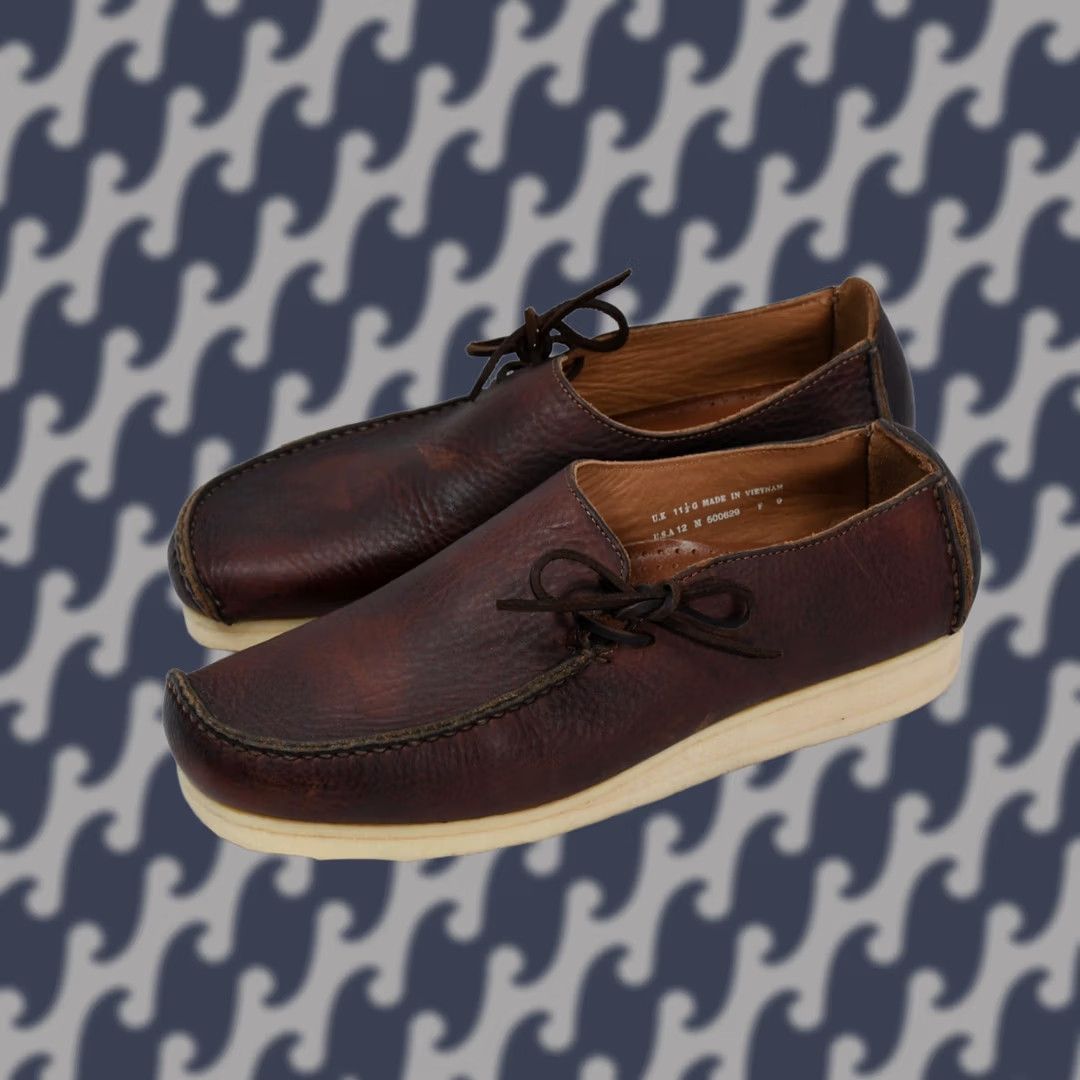 Clarks Clarks Wallabee Boot Brown Men US 12 / UK 11.5 Leather Moccasin Casual Boots Men Mens Size US 12 / EU 45 - 1 Thumbnail