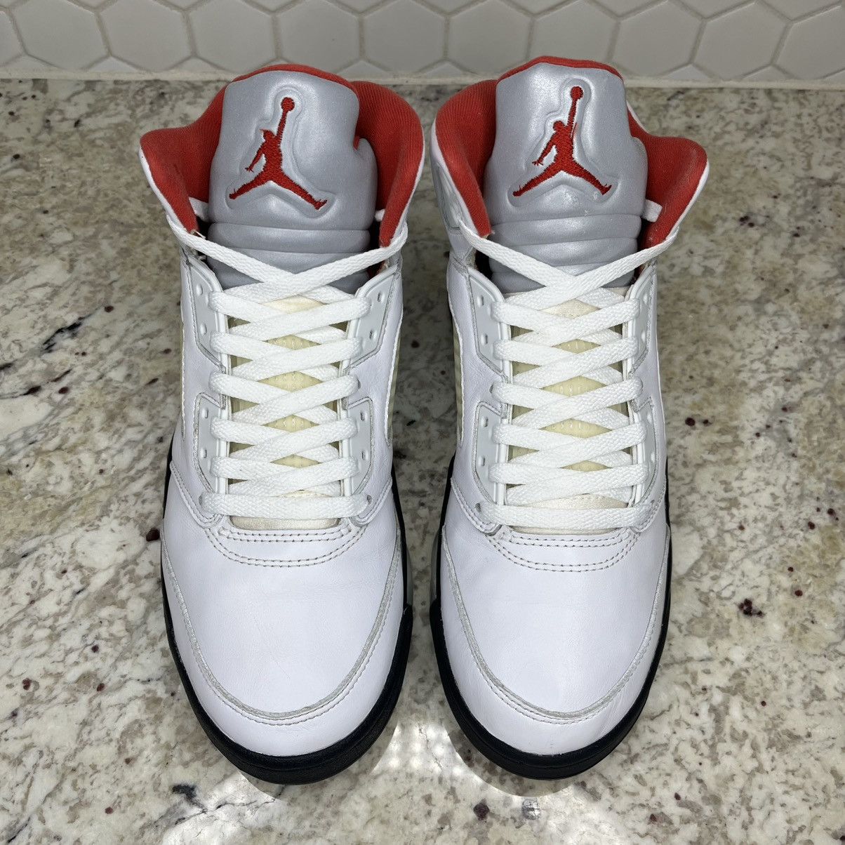 Jordan Brand Size 9.5 - Jordan 5 Retro Fire Red 2020 Clean W/Box Size US 9.5 / EU 42-43 - 5 Thumbnail