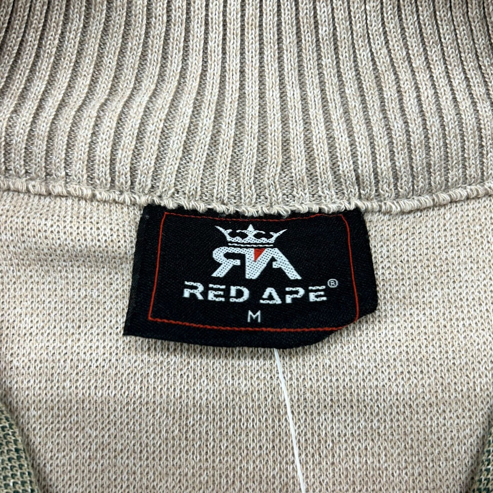 Vintage VINTAGE Red Ape Sweater Mens M Beige Green 1/4 Zip Pullover Skater Plaid Y2K Size US M / EU 48-50 / 2 - 5 Thumbnail