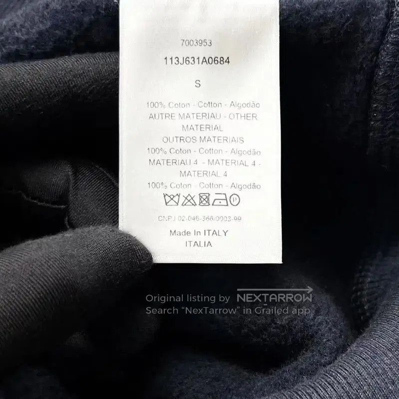 Other Dior Men’s Short Sleeve Navy Logo Hoodie . Size US S / EU 44-46 / 1 - 5 Thumbnail