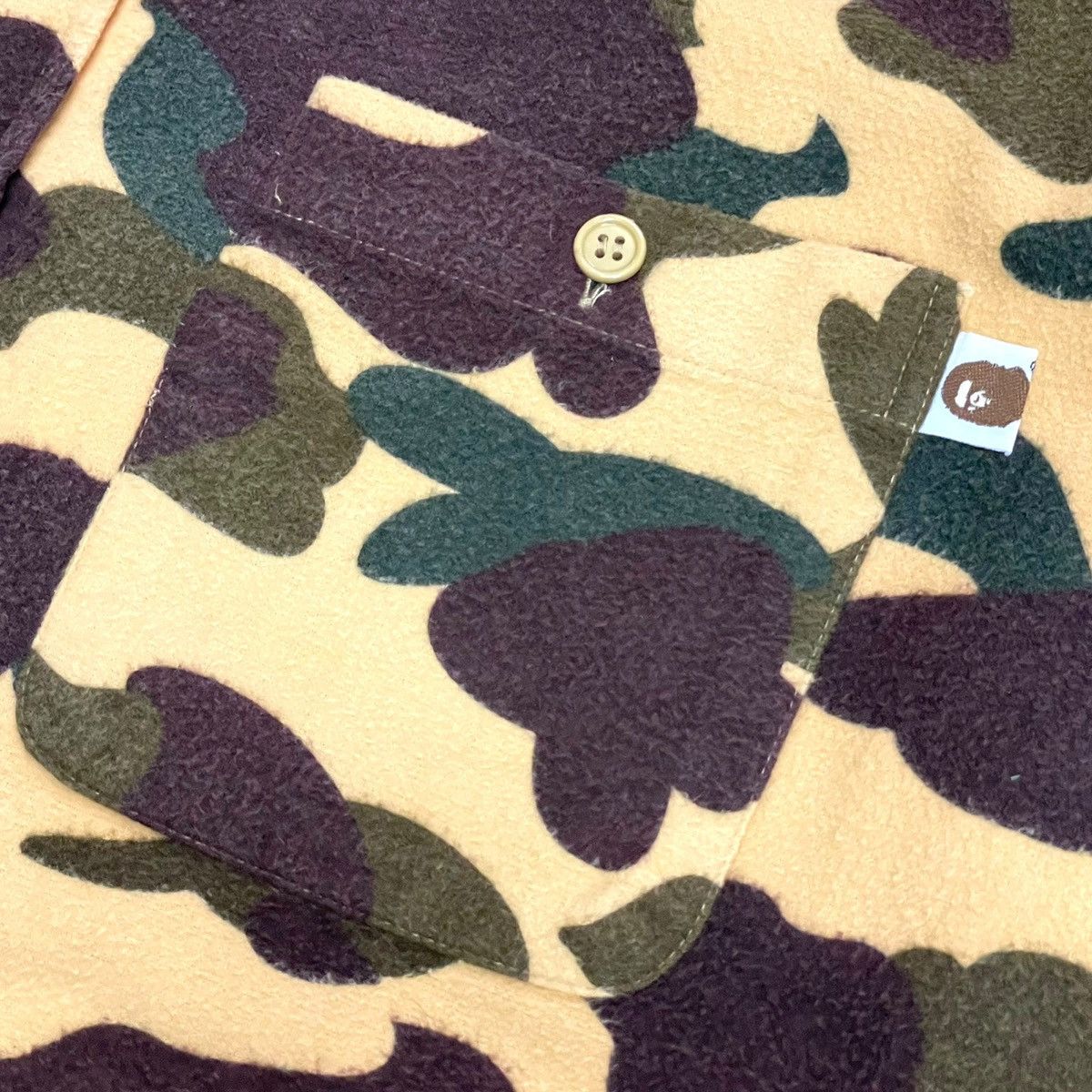 Bape OG90s Bape 1st Camo L/S Button-up Shirt Size US L / EU 52-54 / 3 - 9 Thumbnail